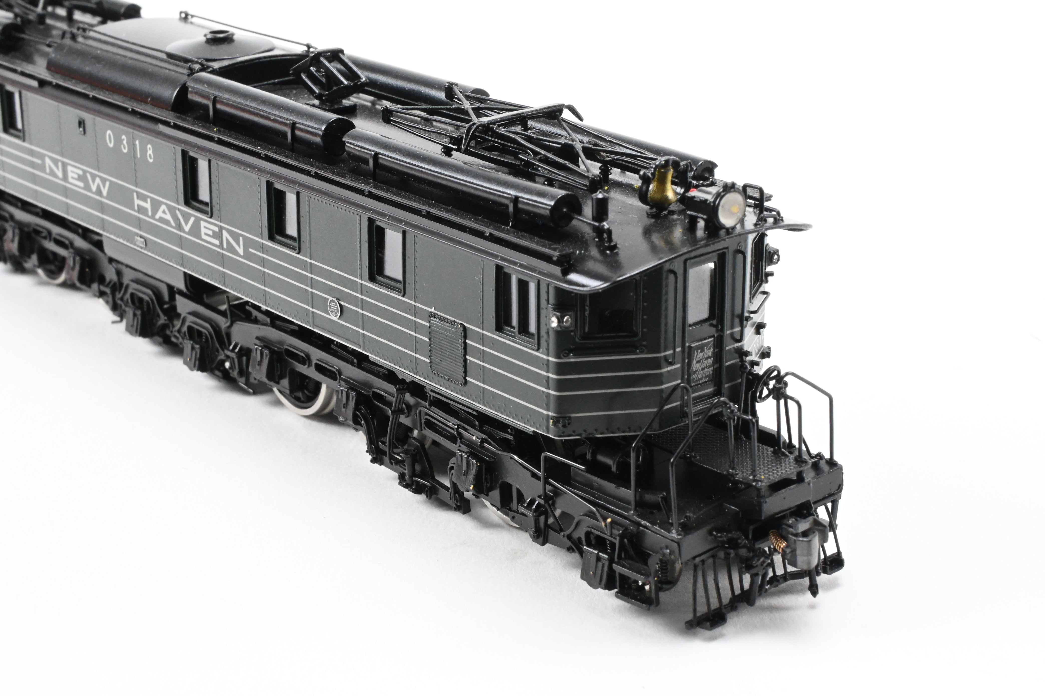 HO Brass CON Railworks NH New Haven EP - 2 Box Cab Electric FP 0318 w/ Tsunami2 DCC & Sound, Minor Damage