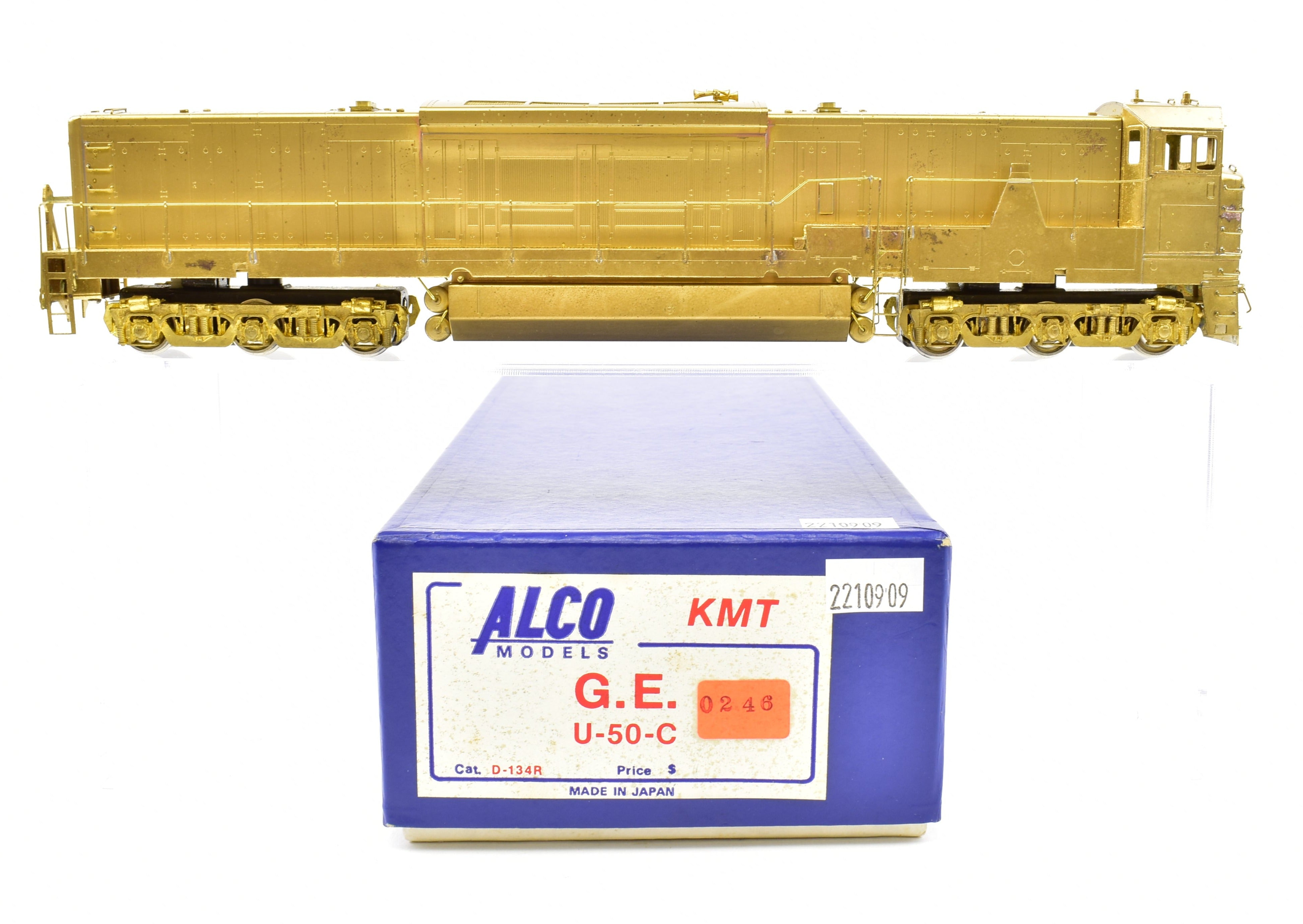 HO Scale Brass ALCO GE U-50-C Models for Various Railroads