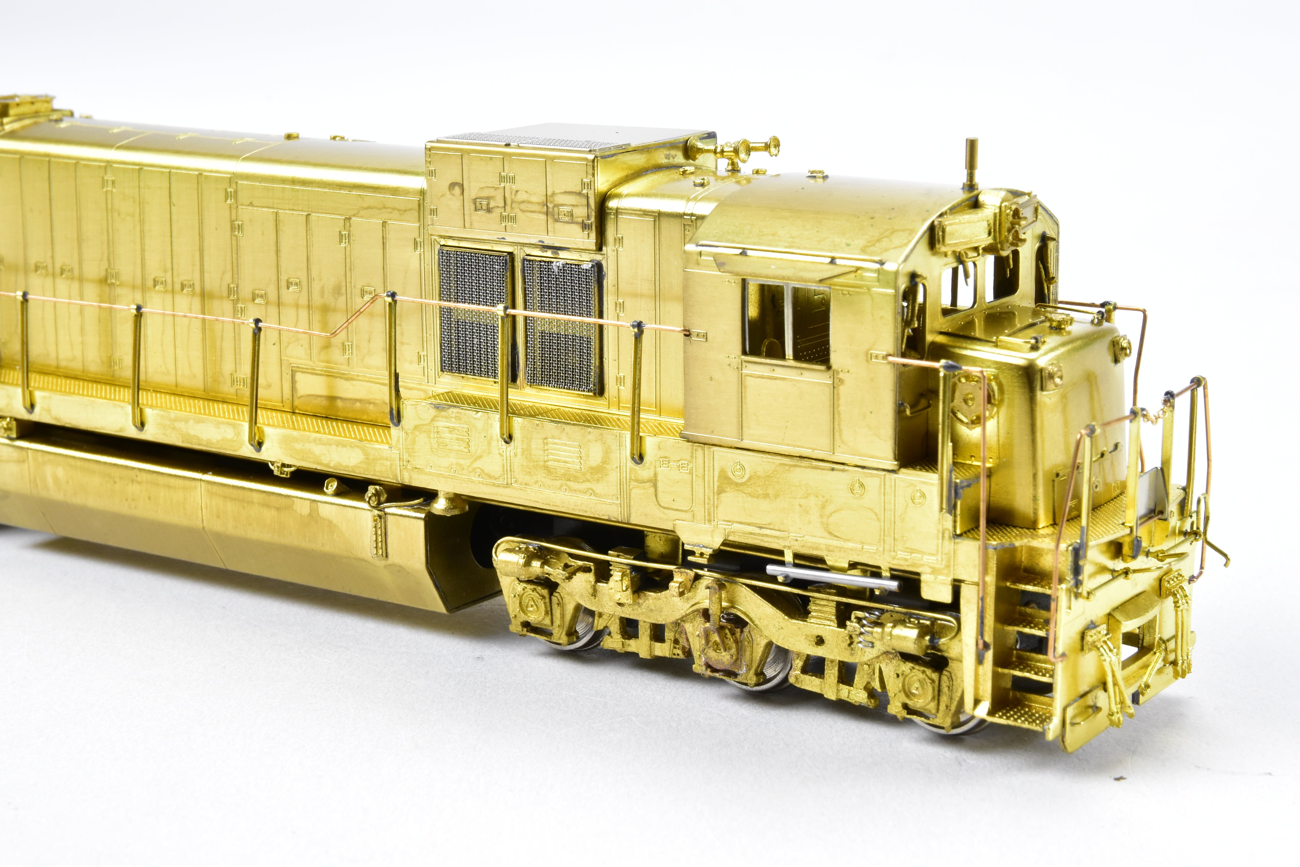 HO Scale Brass Model Train - Overland Models Inc. GE C36-7 Locomotives Representing Missouri Pacific and Norfolk & Western Railroads