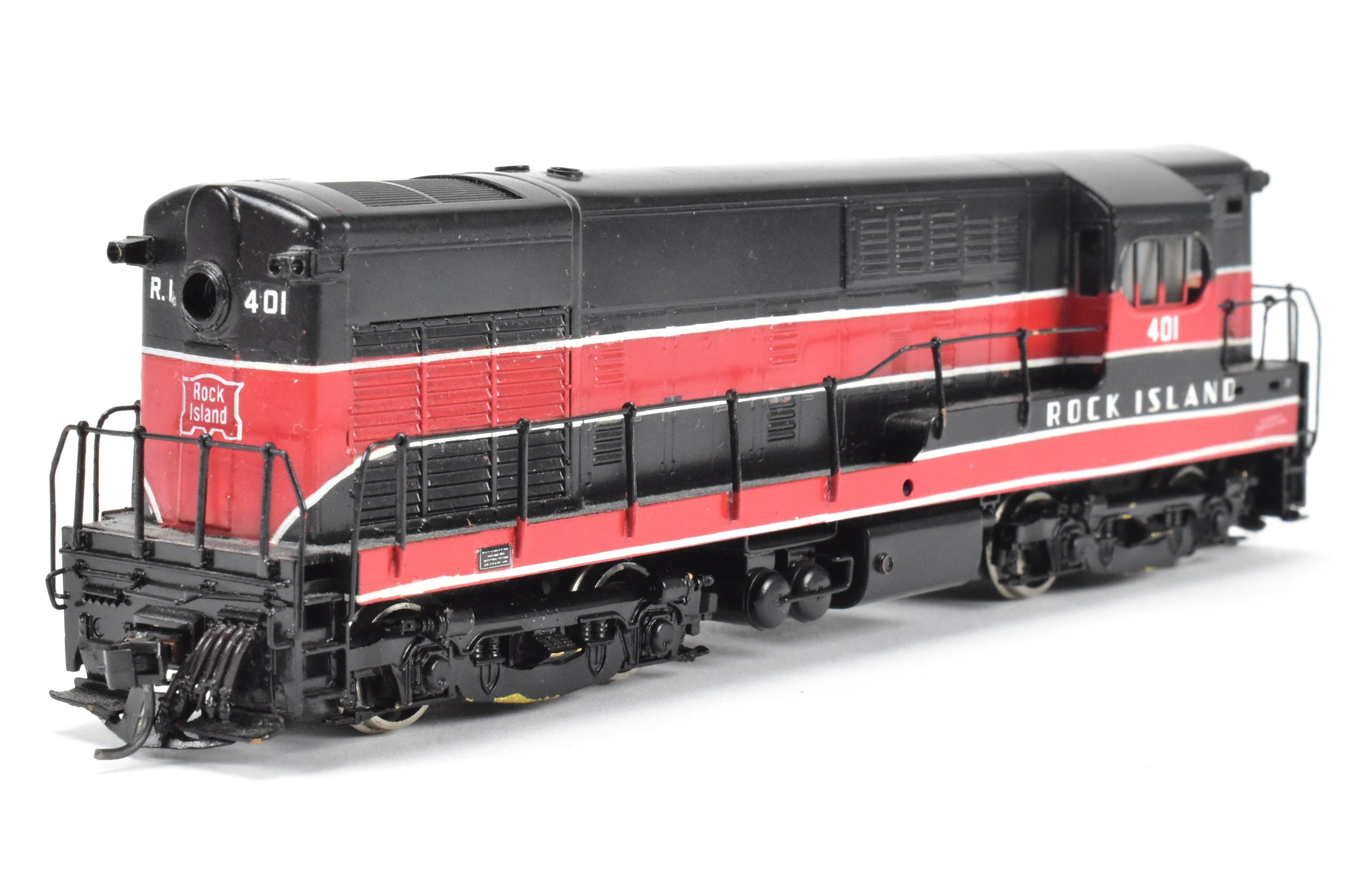 HO Brass Key Imports CRI&P - Rock Island H-16-44 Loewy Design CP 401 with New NWSL Gears