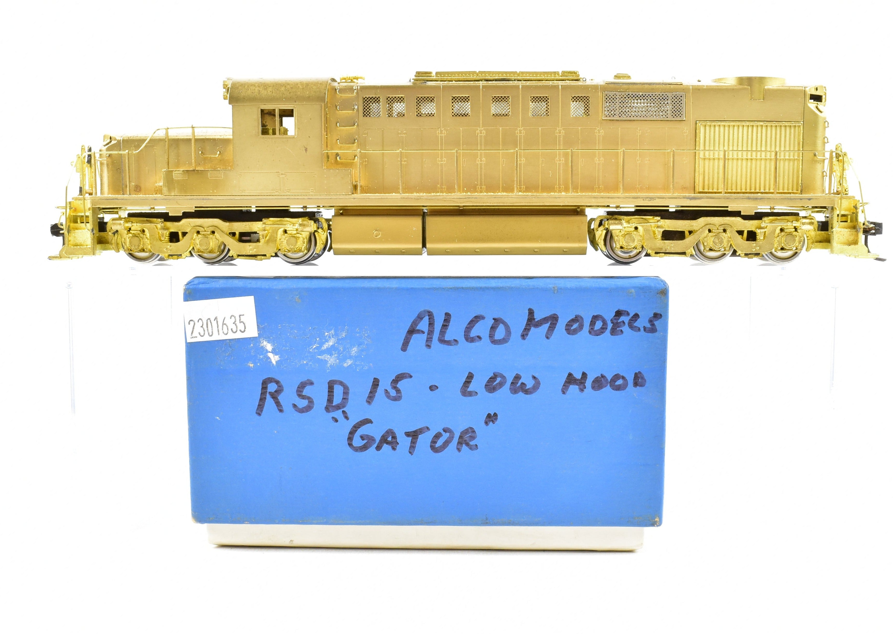 HO Scale Brass ALCO RSD15 Road Switcher Model Trains from Various Railroads - Standard Version