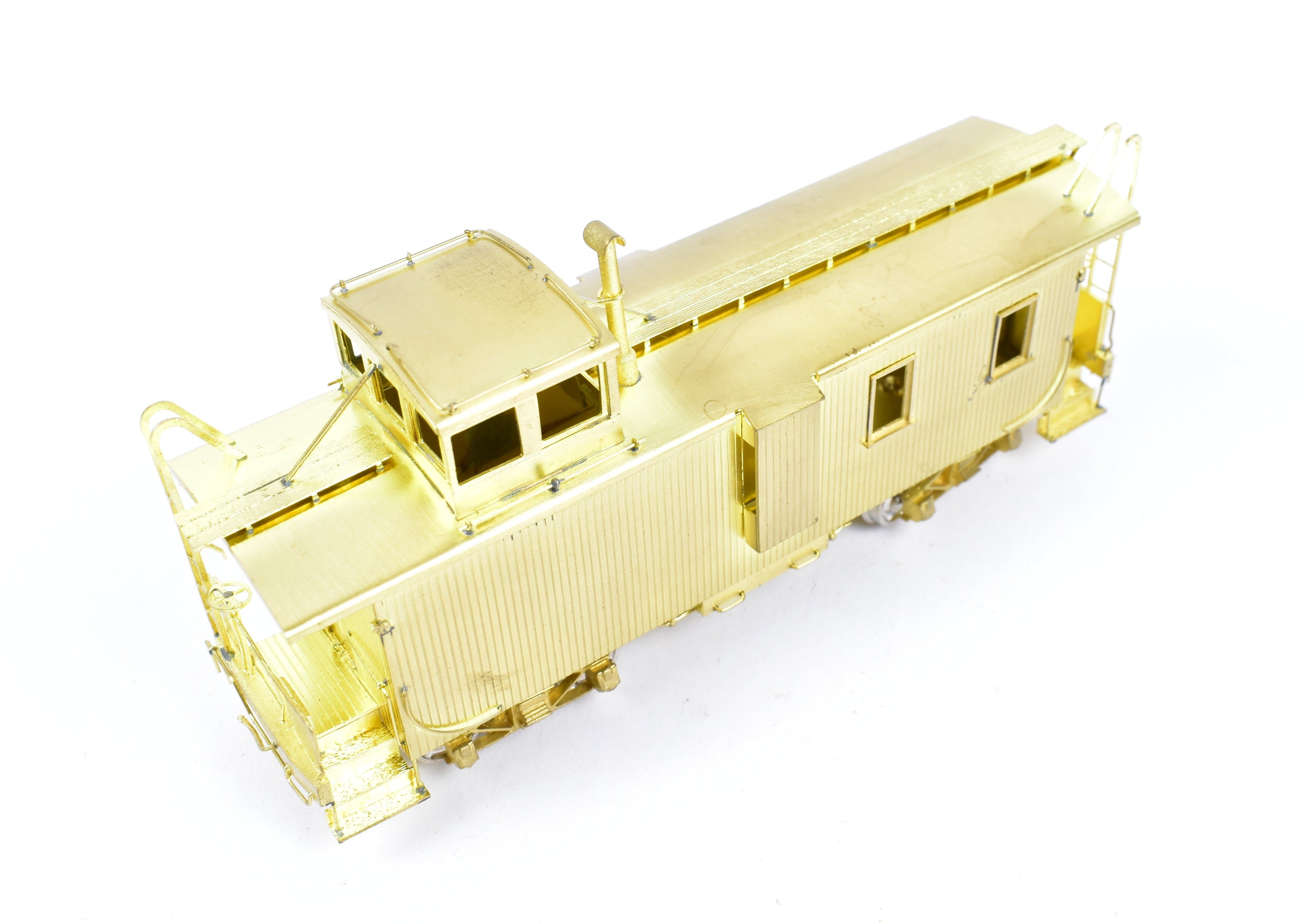 HO Scale Brass Canadian Pacific Railway Bay Window Wood Sheath Caboose by Van Hobbies