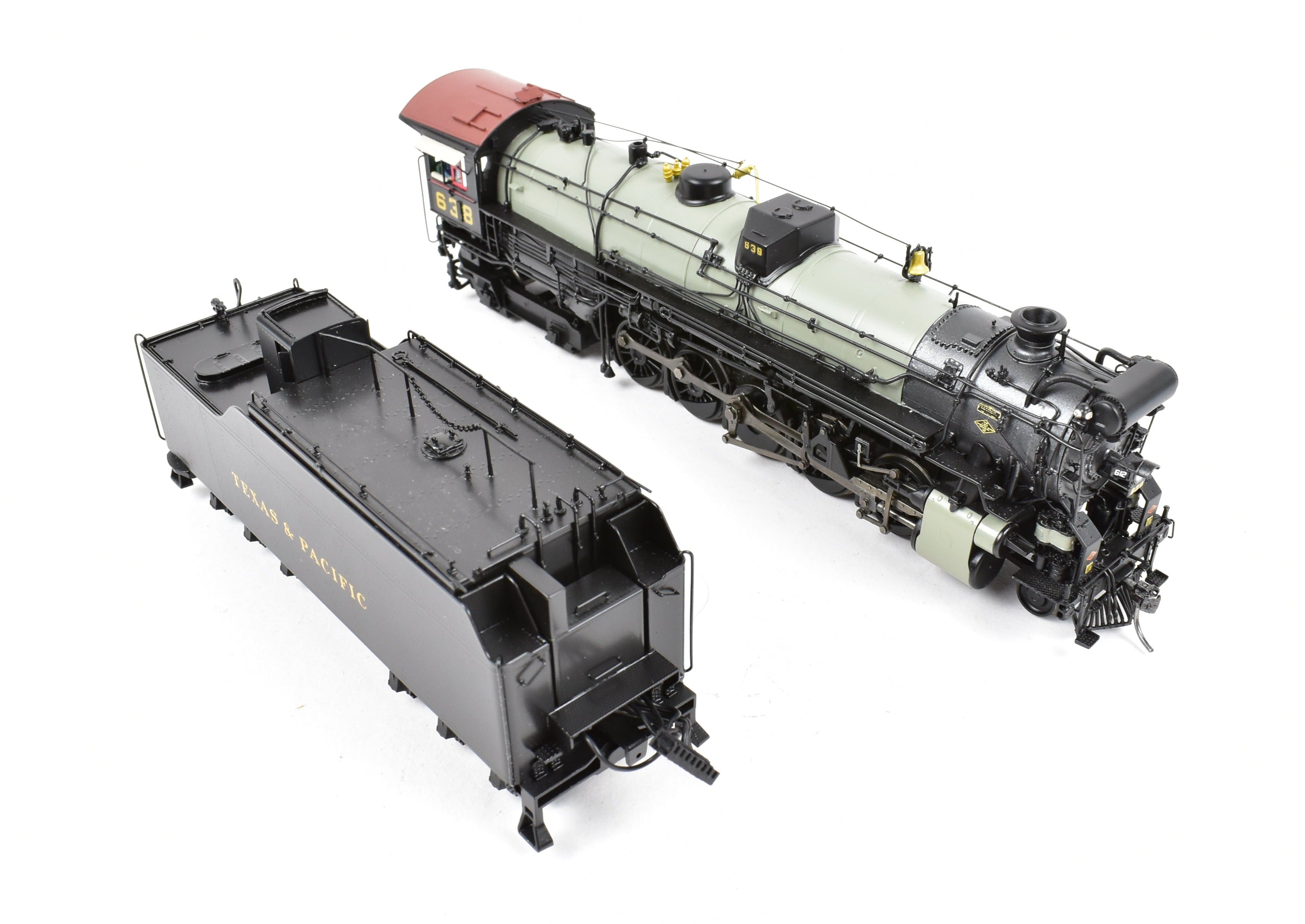 HO Scale Brass Hybrid BLI T&P 2-10-4 FP DCC & Sound Renumbered #638