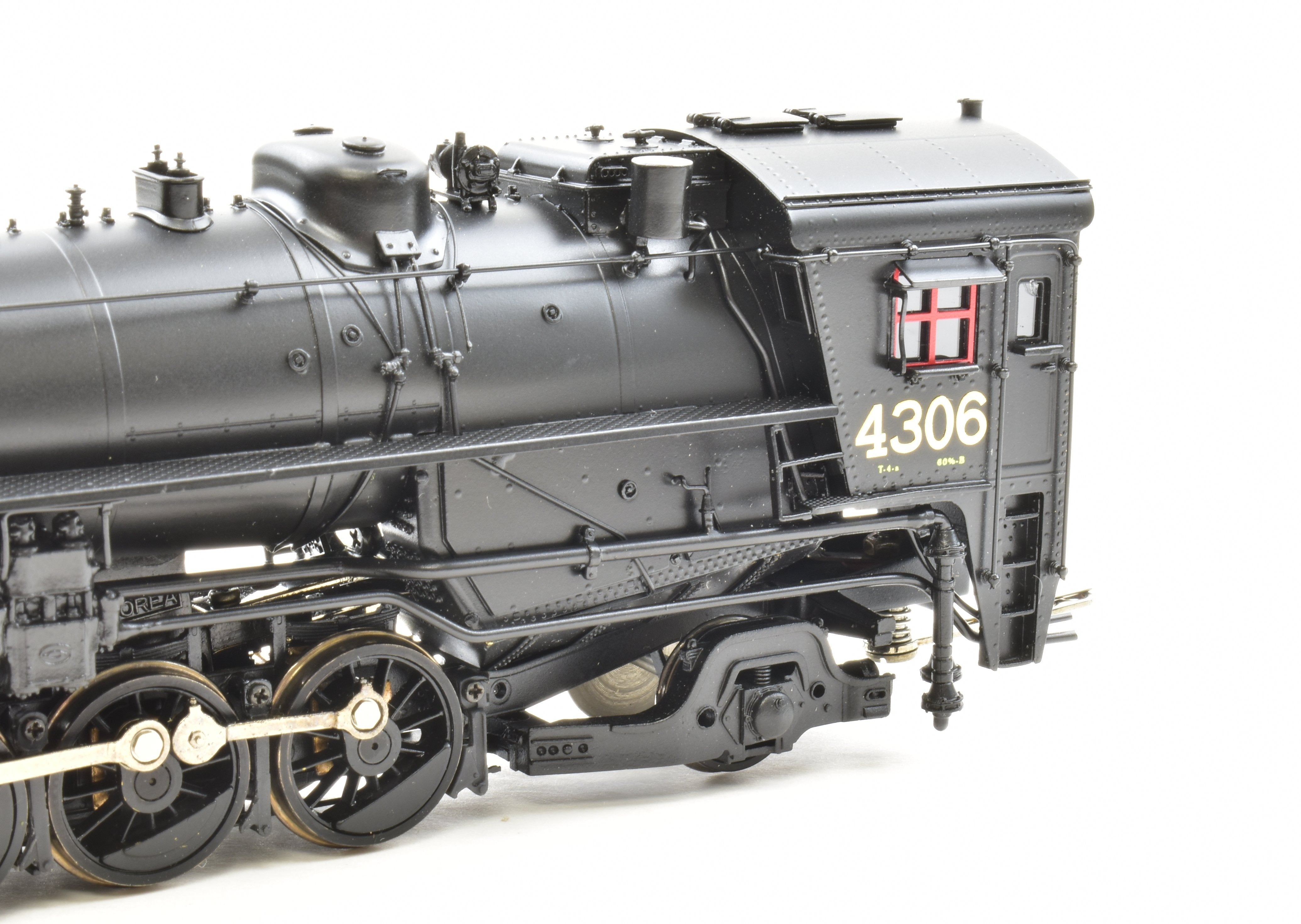 HO Scale Brass Model Train - Overland Models CNR Canadian National Railway T4a 2-10-2 Factory Painted Locomotive No. 4306