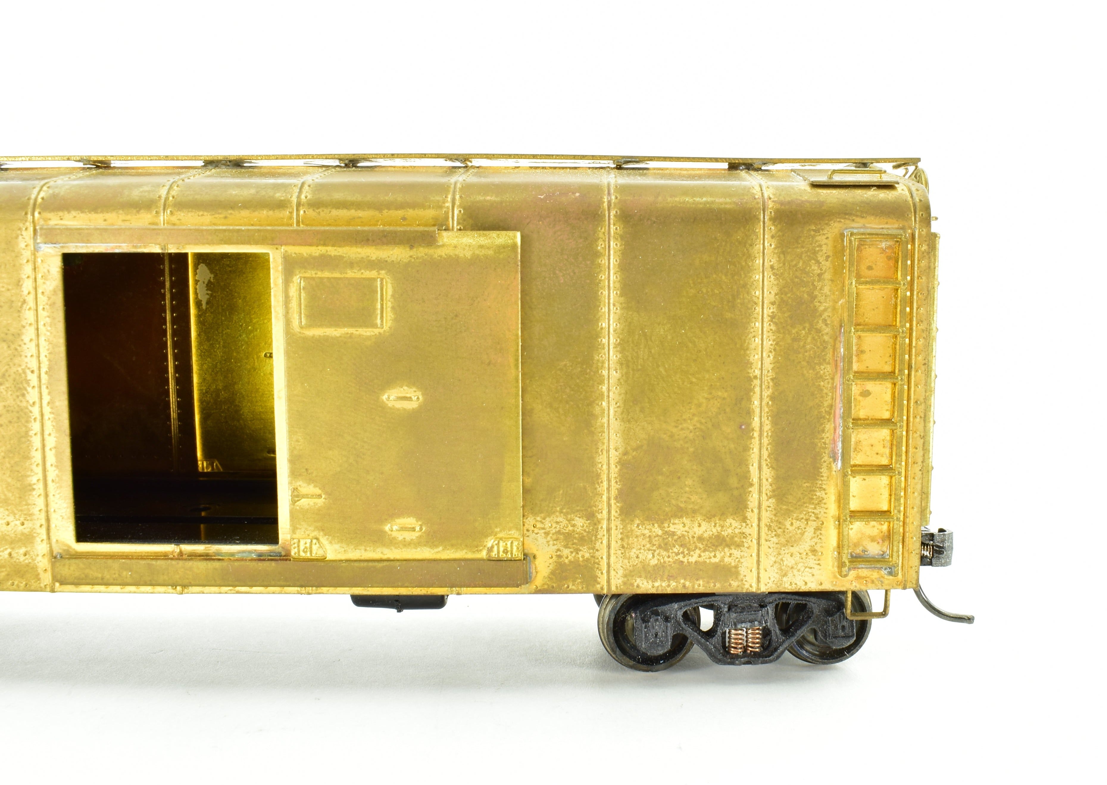 HO Scale Brass Model Trains by Trains Inc. - Baltimore & Ohio M - 53 Wagon - top Boxcar in As - Is Condition