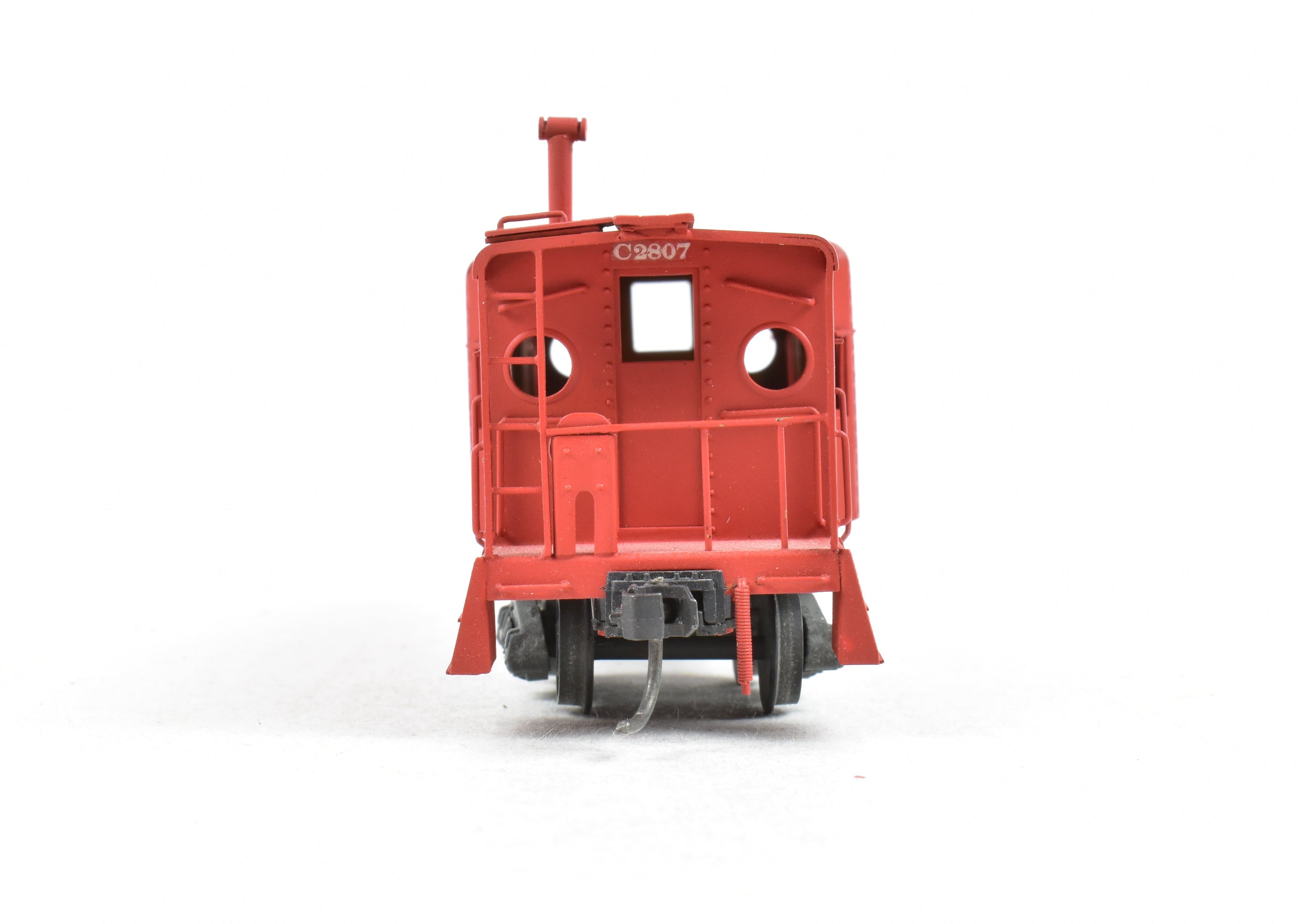 HO Brass Custom Painted B&O I-5B Bay Window Caboose, No Box
