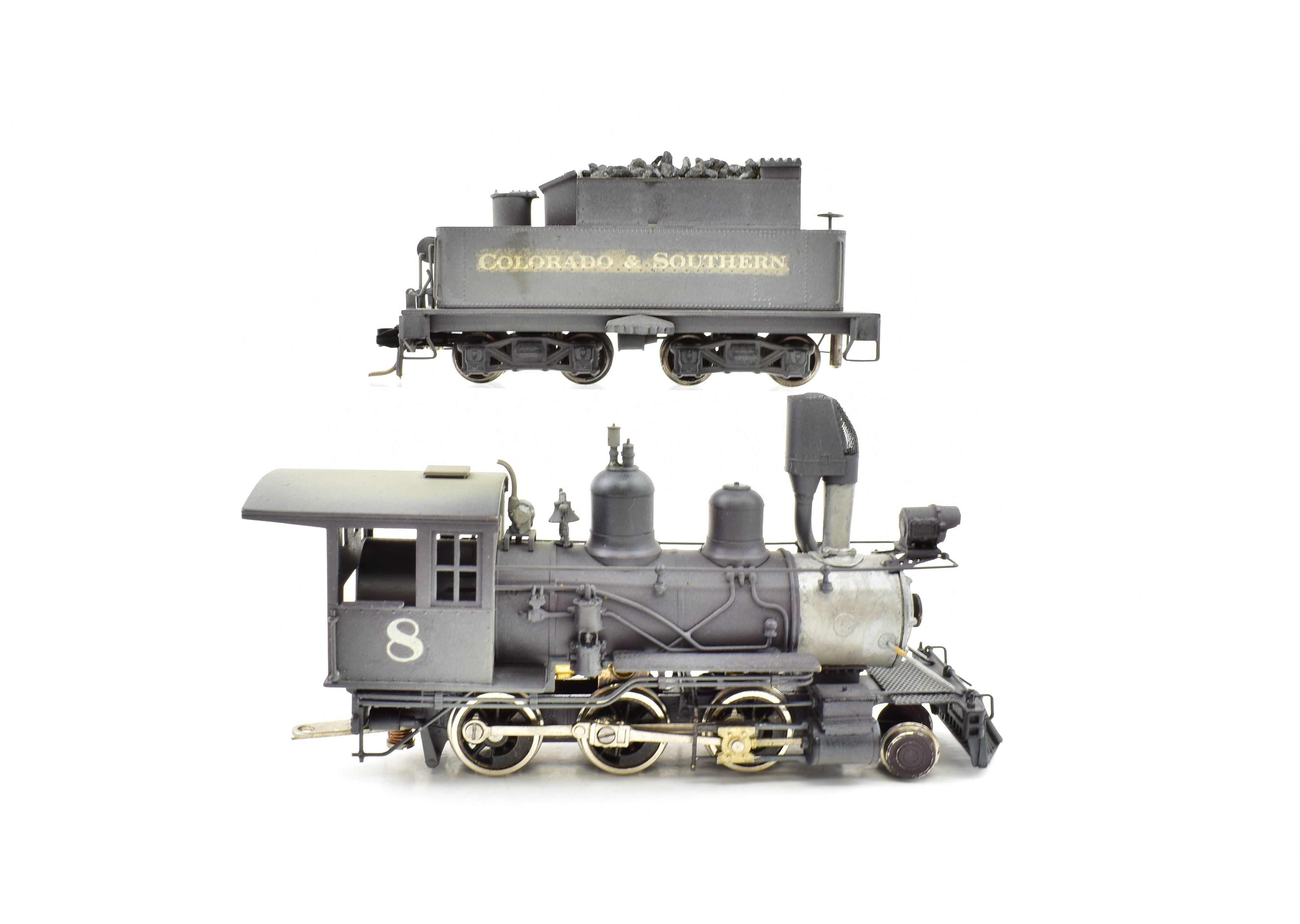 HOn3 Brass Lambert C&S - Colorado & Southern 2-6-0 #8, 1975 Japan Import