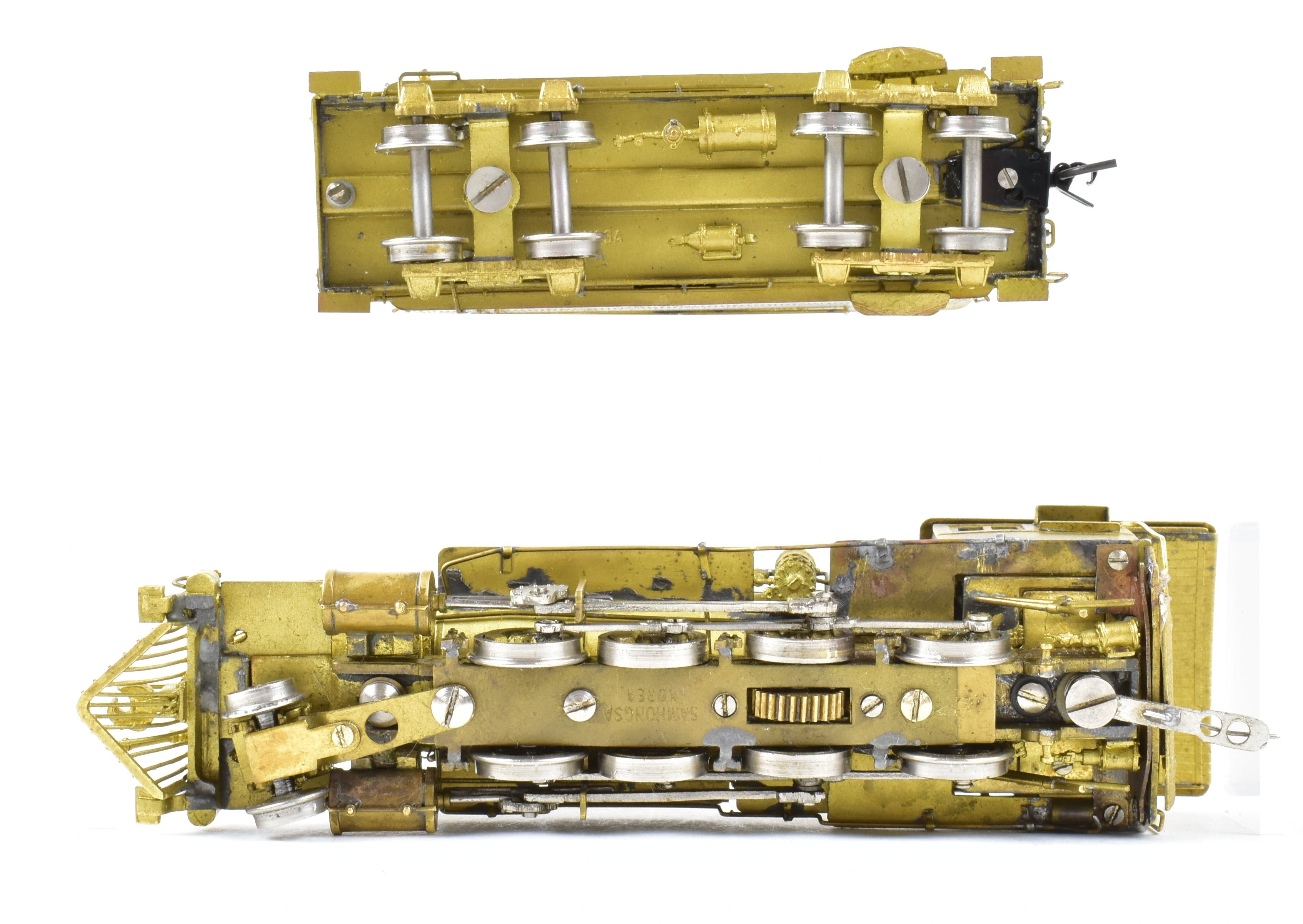 HOn3 Scale Brass Model Train - Key Imports RGS Rio Grande Southern C - 17 No. 42 2 - 8 - 0 Consolidation with Re - Motored Mechanism