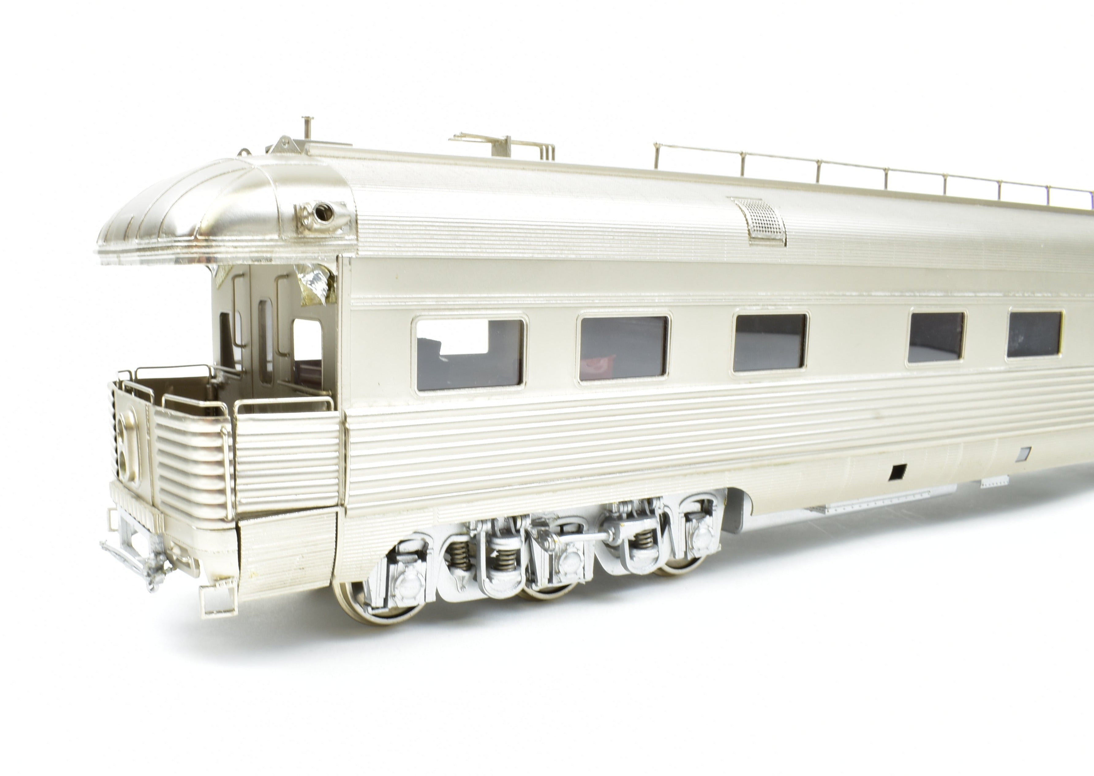 O Scale Brass Model of Pecos River Brass ATSF - Santa Fe Topkea Business Car without Interior Lights (Consignment Model)