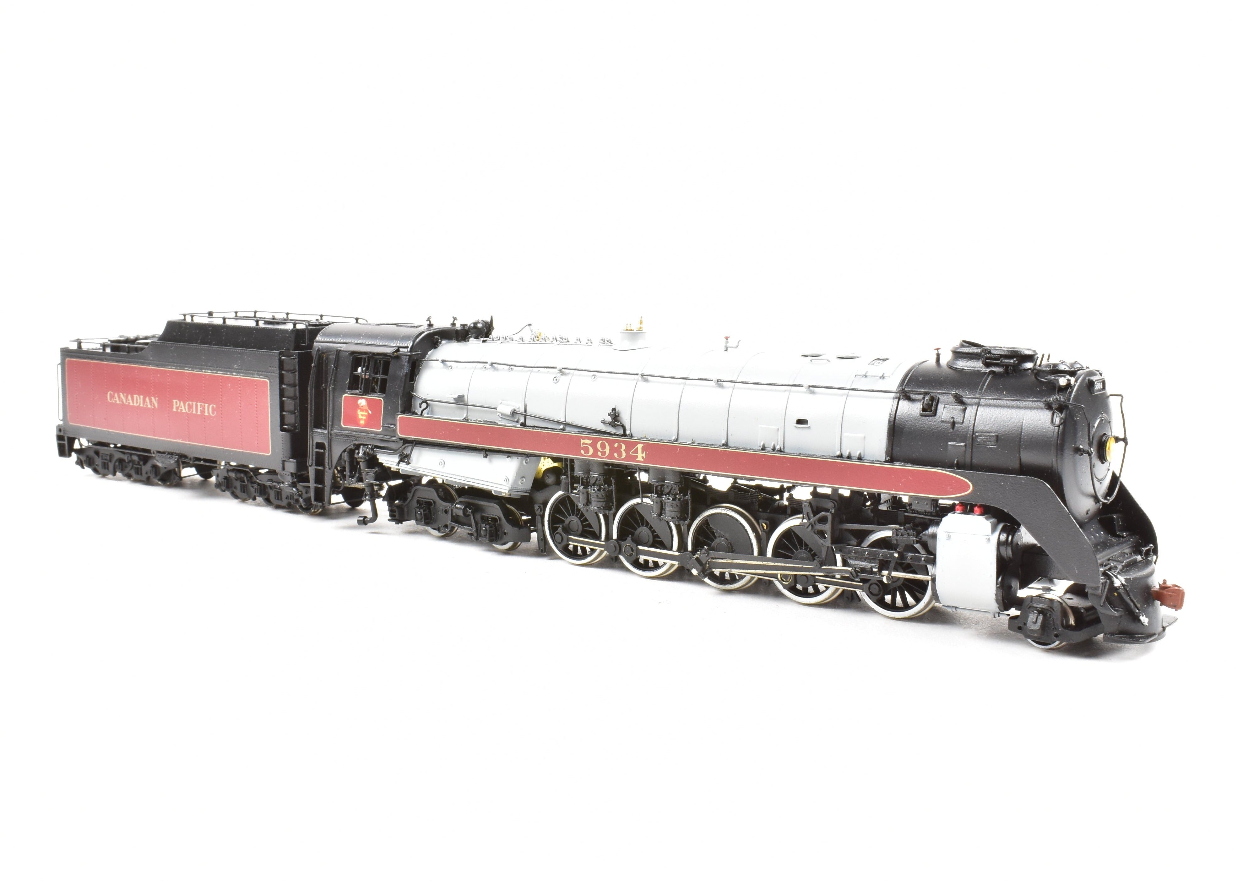 HO Scale Brass Van Hobbies CPR Canadian Pacific Railway T-1c 2-10-4 Selkirk Custom Painted Model