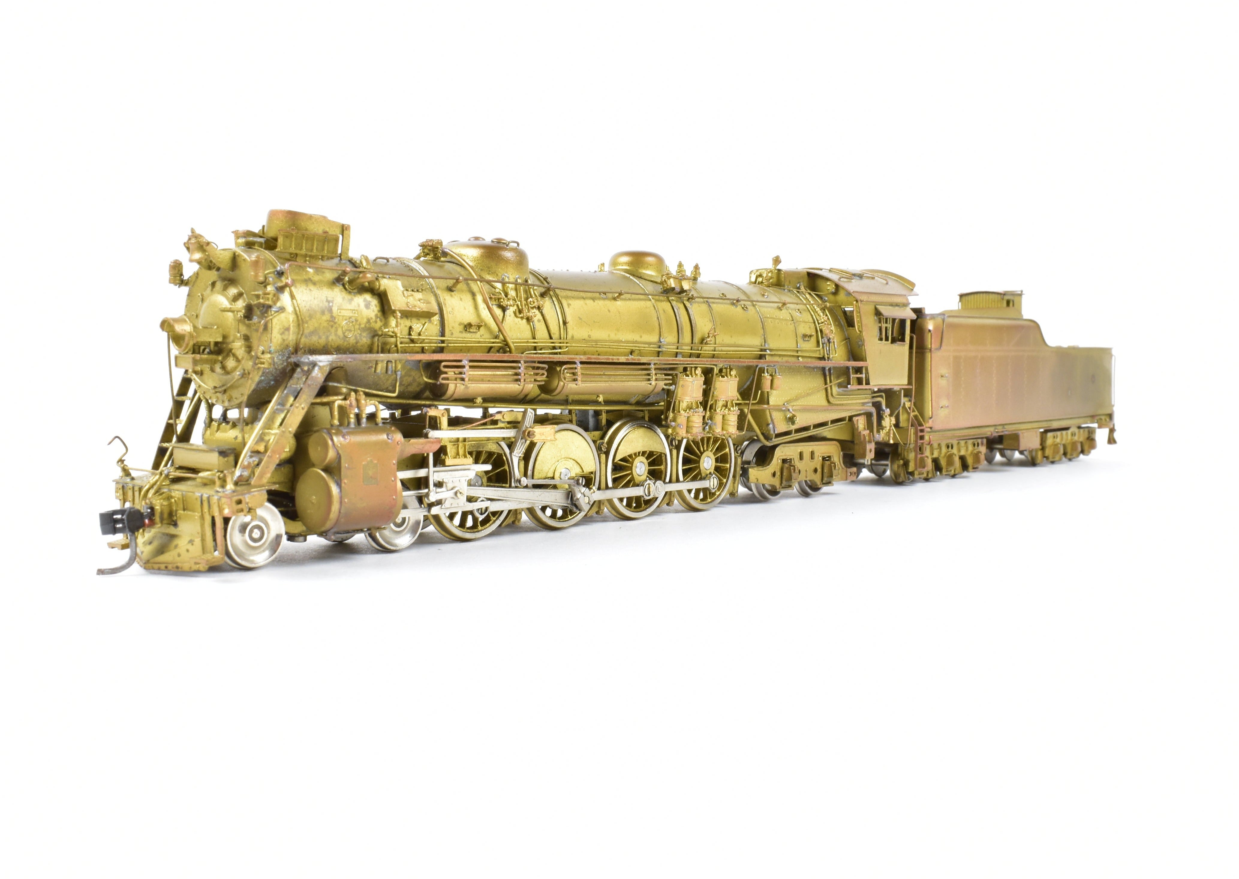 High - Quality HO Scale Brass Key Imports Model of Denver & Rio Grande Western M - 64 4 - 8 - 4 Northern Steam Locomotive