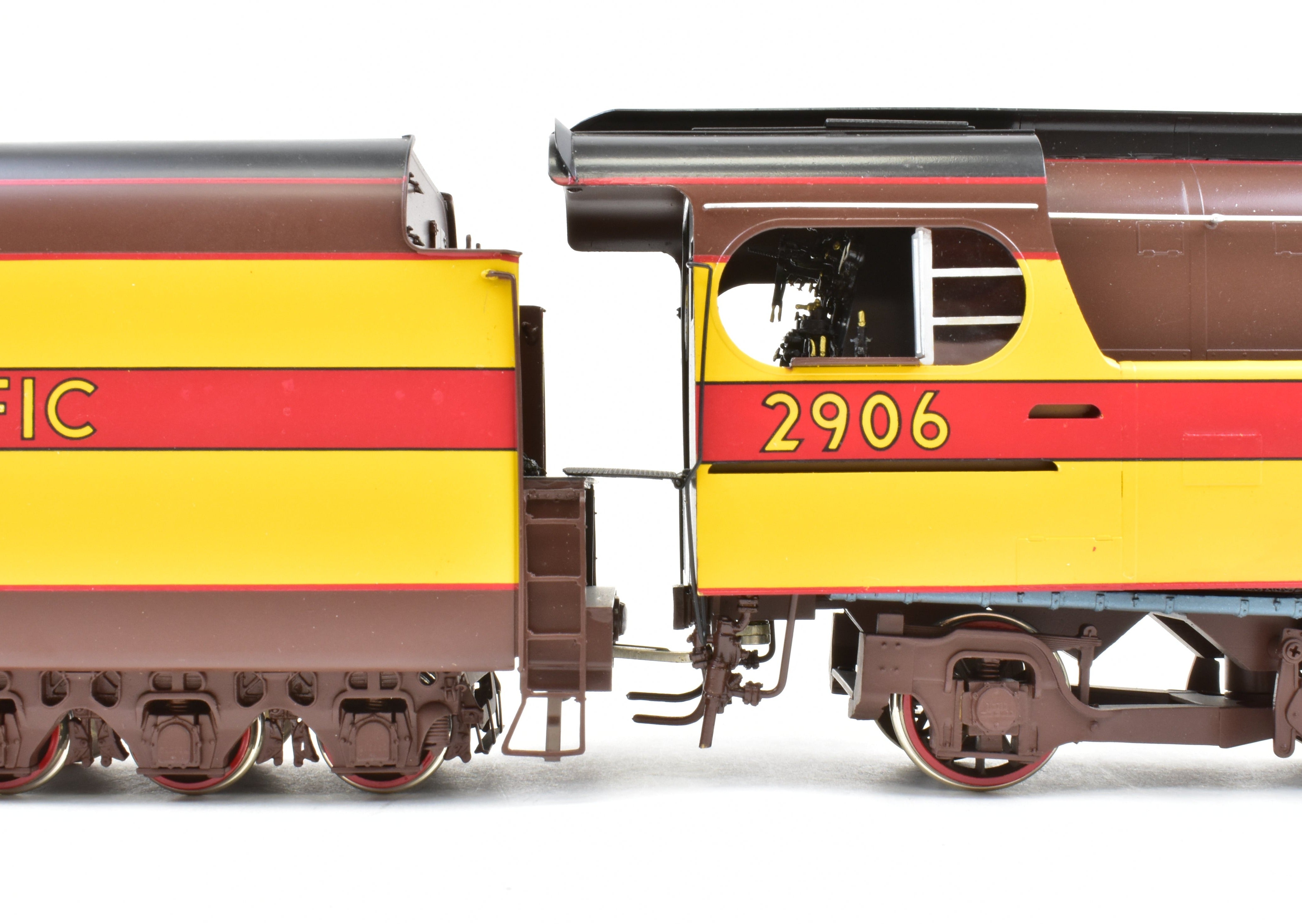 O Scale Brass Model Train - Overland Models, Inc. Union Pacific 2906 4-6-2 Streamlined Forty-Niner Factory Painted by OMI