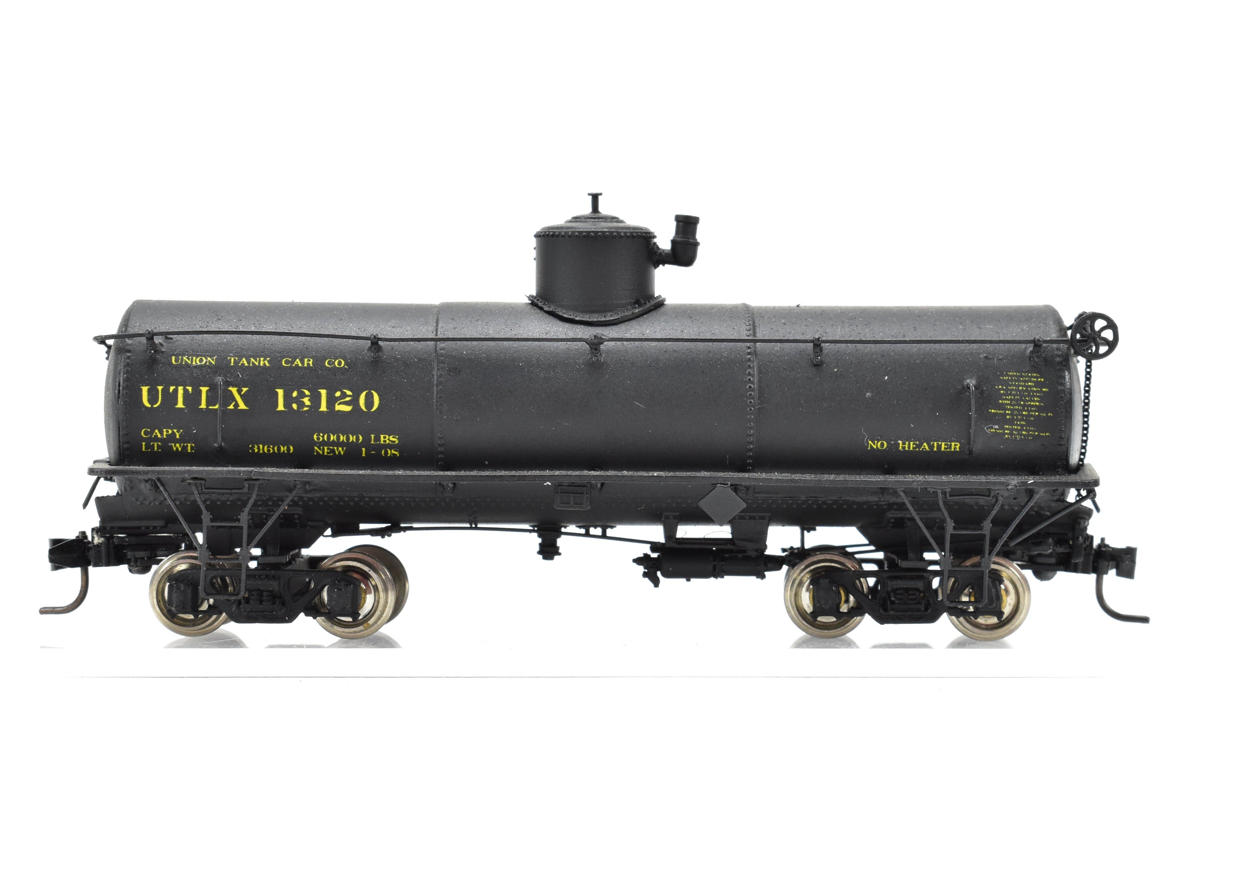 HOn3 UTLX Frameless Plastic Tank Car by Precision Scale Co., Assembled & Custom Painted