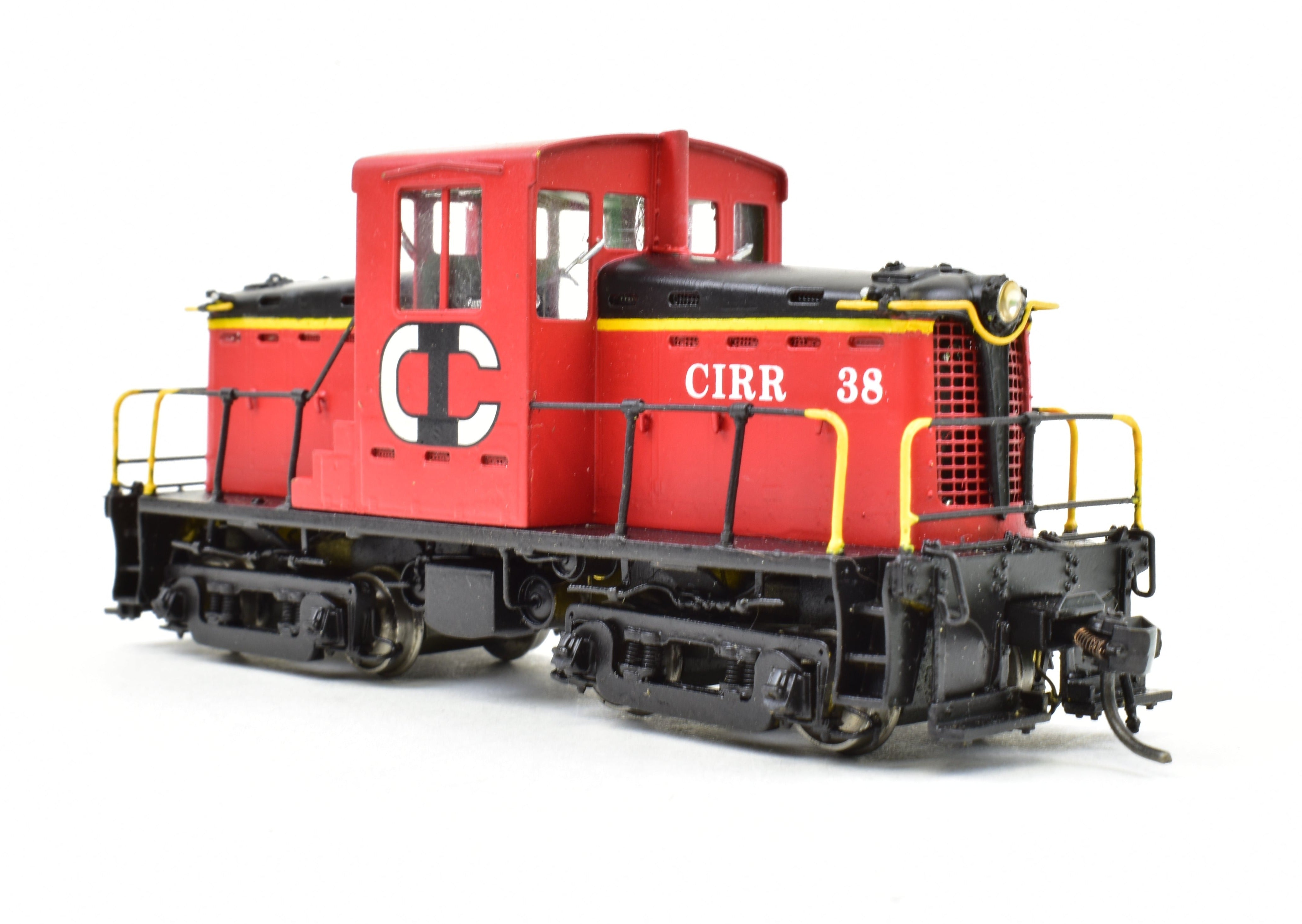 HO Scale Brass OMI - Overland Models Inc. MILW - Milwaukee Road USAX - U.S. Army 44 - DE - 18 Whitcomb Switcher Model with Custom Painted Fictional Road Design