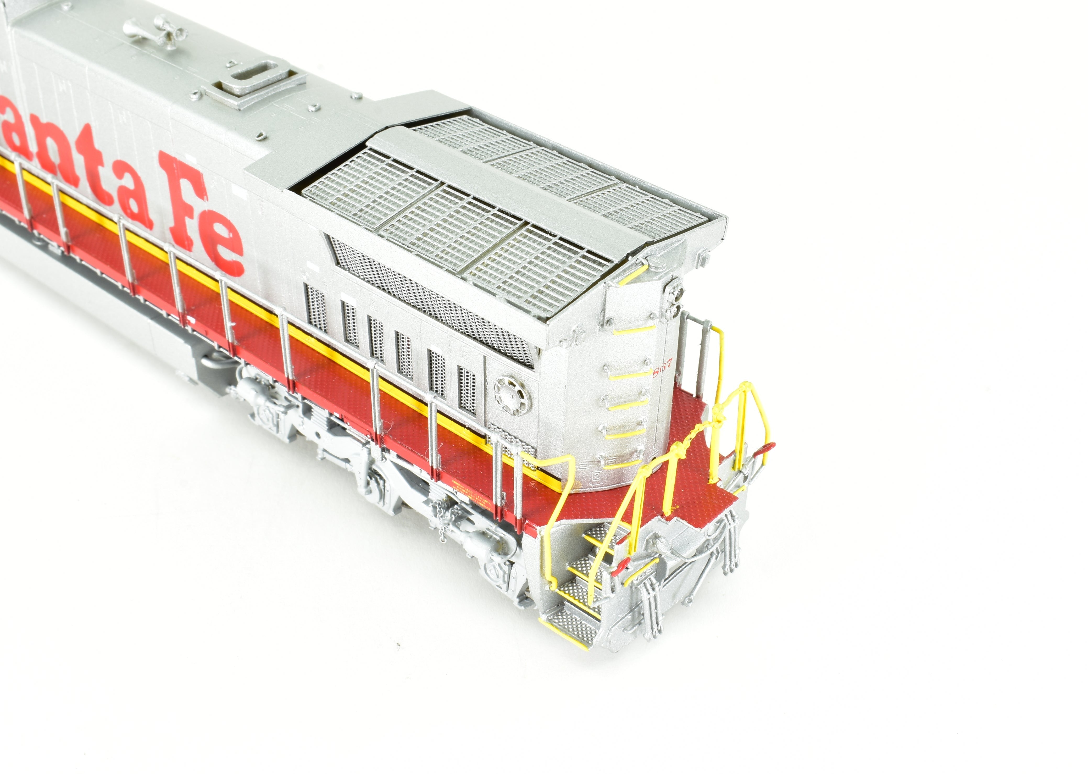 HO Scale Brass Model Train - Overland Models, Inc. ATSF - Santa Fe EMD Dash 8 - 40CW Freight Locomotive, FP No. 867