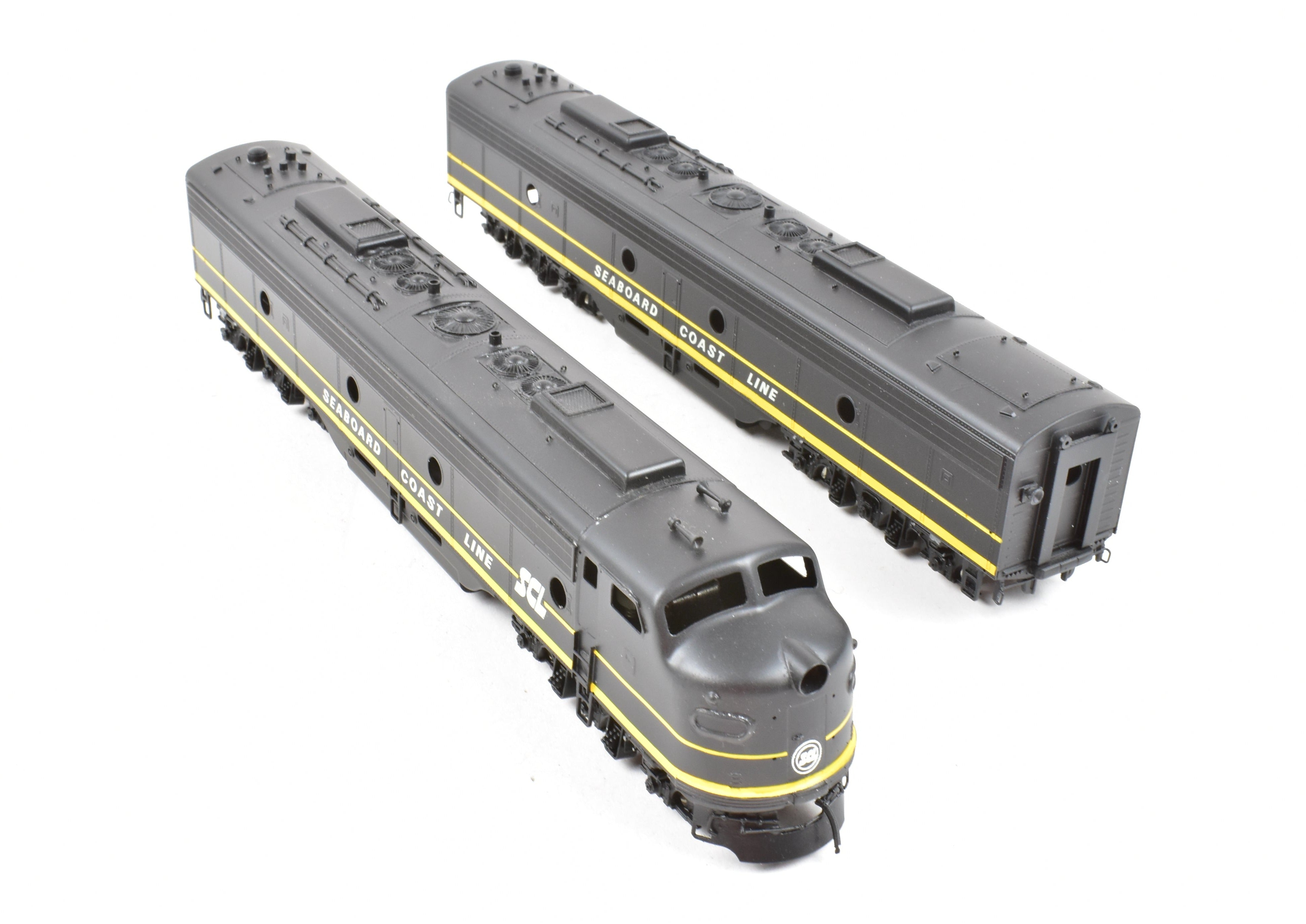 HO Scale Brass Model Train Set - Seaboard Coast Line E9 A/B Set from Westside Model Co.