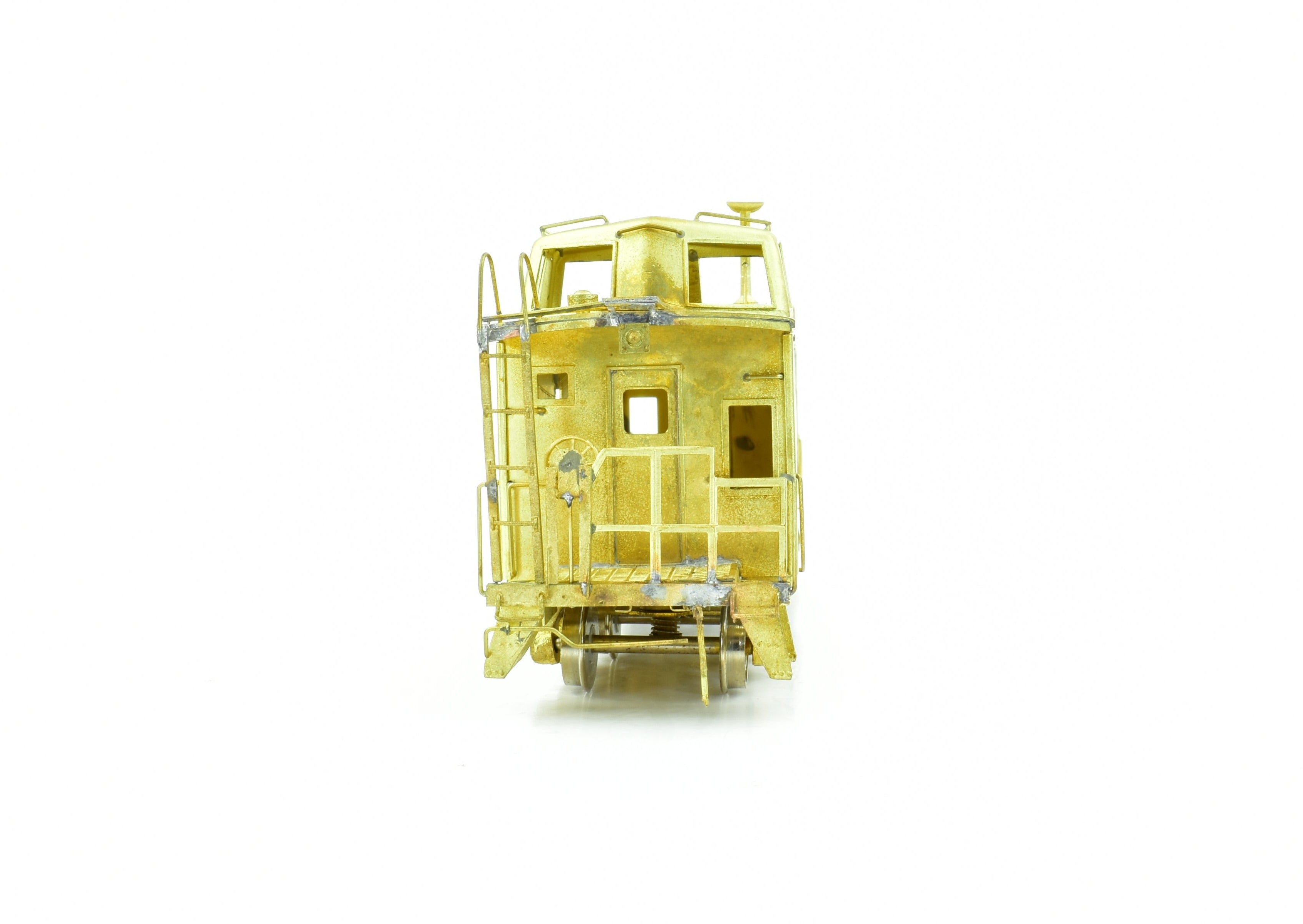 HO Brass CON Oriental Limited CB&Q Burlington Route NE-12 Steel Caboose