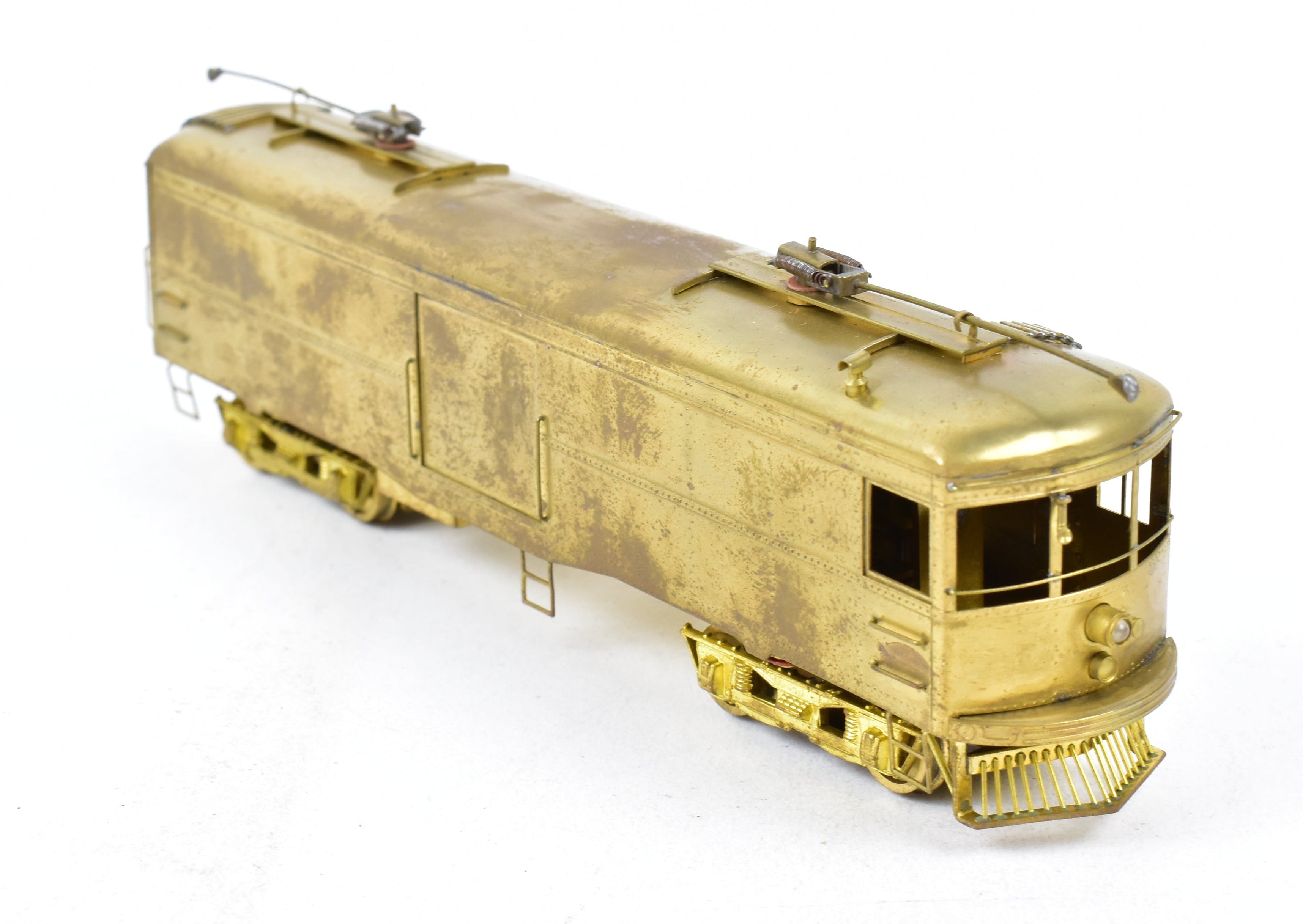 HO Scale Brass Ken Kidder Cincinnati & Lake Erie (C&LE) Box Cab Freight Motor Model in As-Is Condition