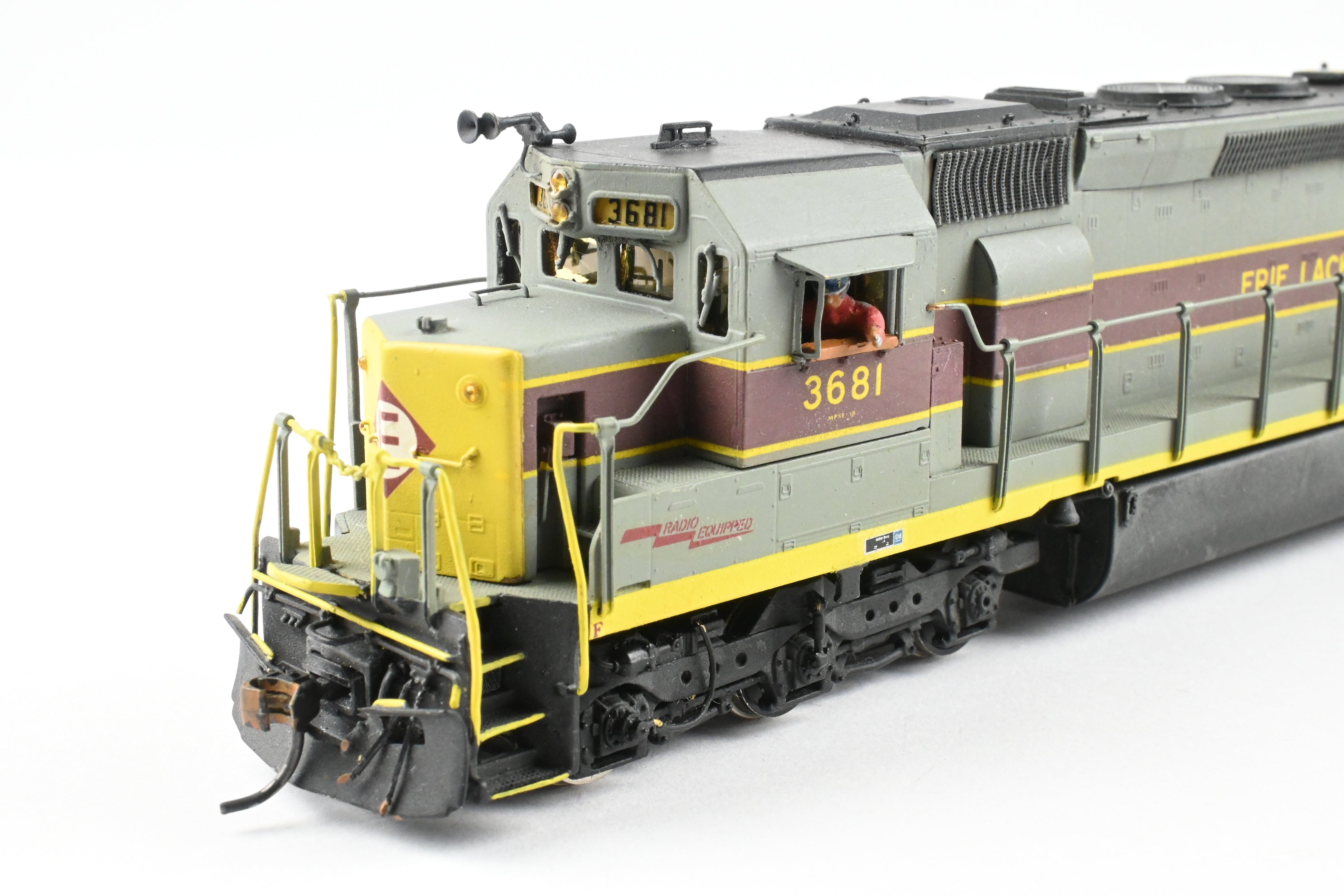 HO Scale Brass Erie Lackawanna EMD SD45 - 2 3600 HP Custom Painted Model