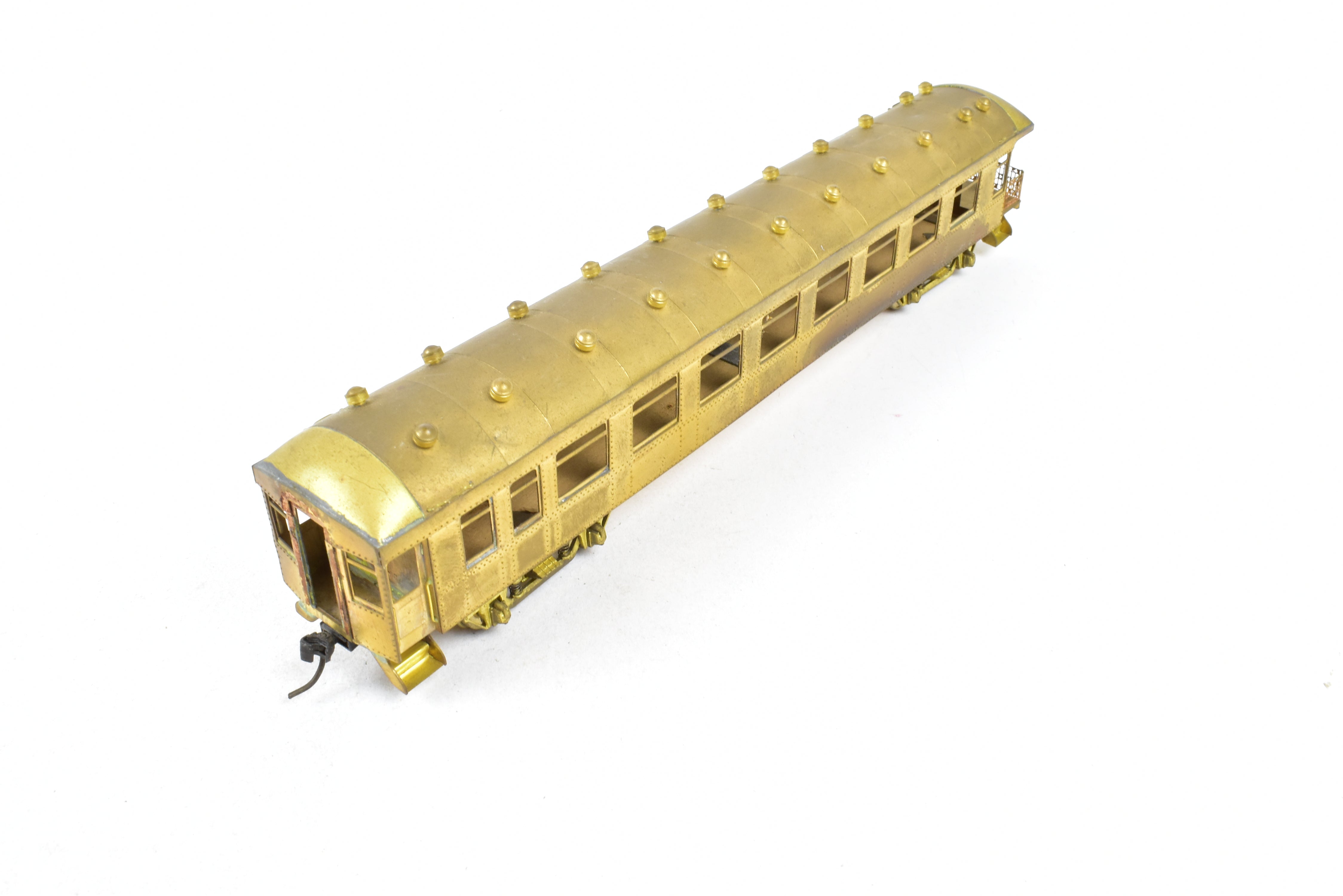 HO Scale Brass Ken Kidder Southern Pacific Harriman 60' Observation Car with PSC Trucks