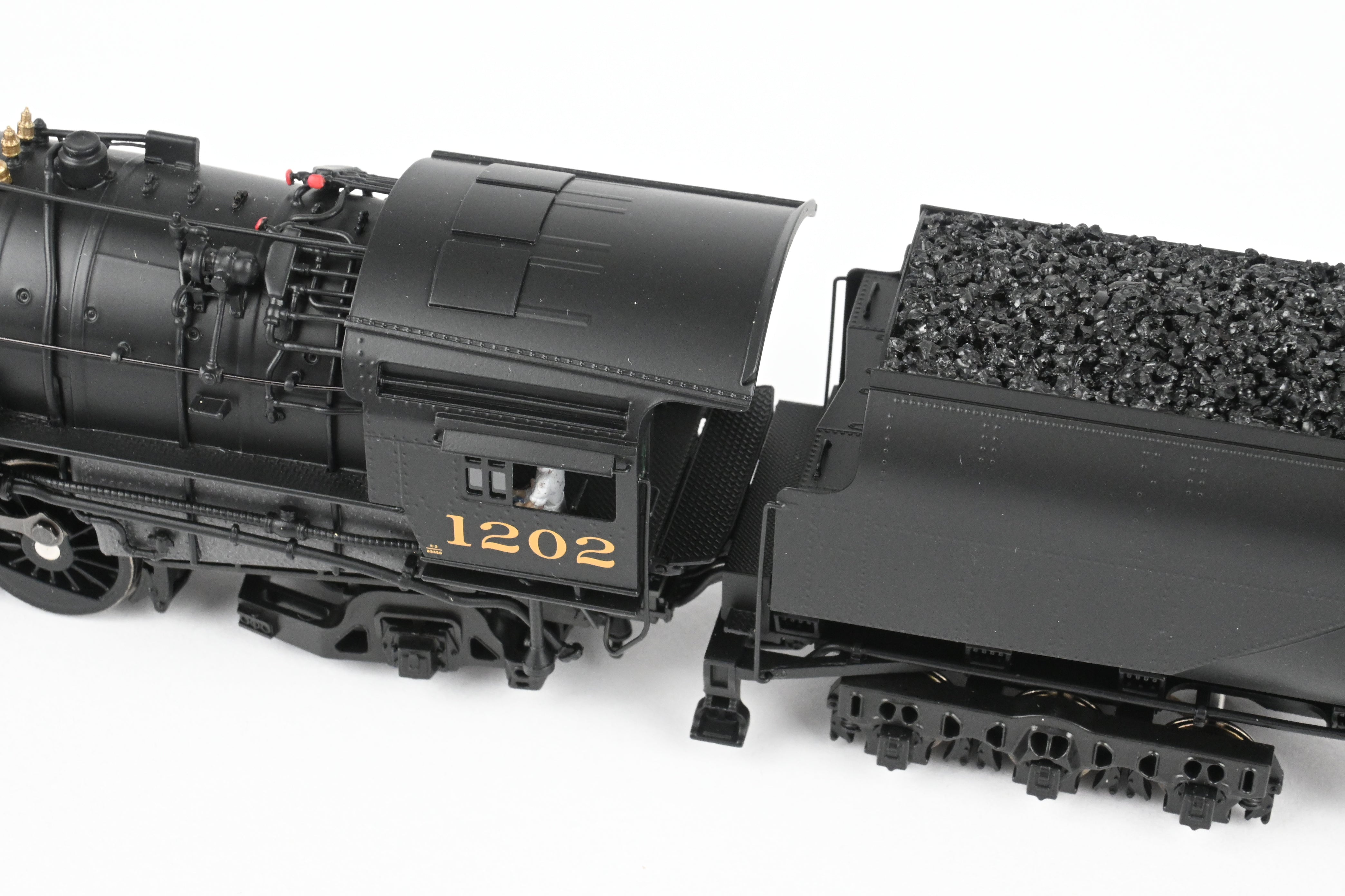 HO NEW Brass Hybrid C&O K-2 2-8-2 Mikado #1202 w/ Smoke & Paragon 4 Sound