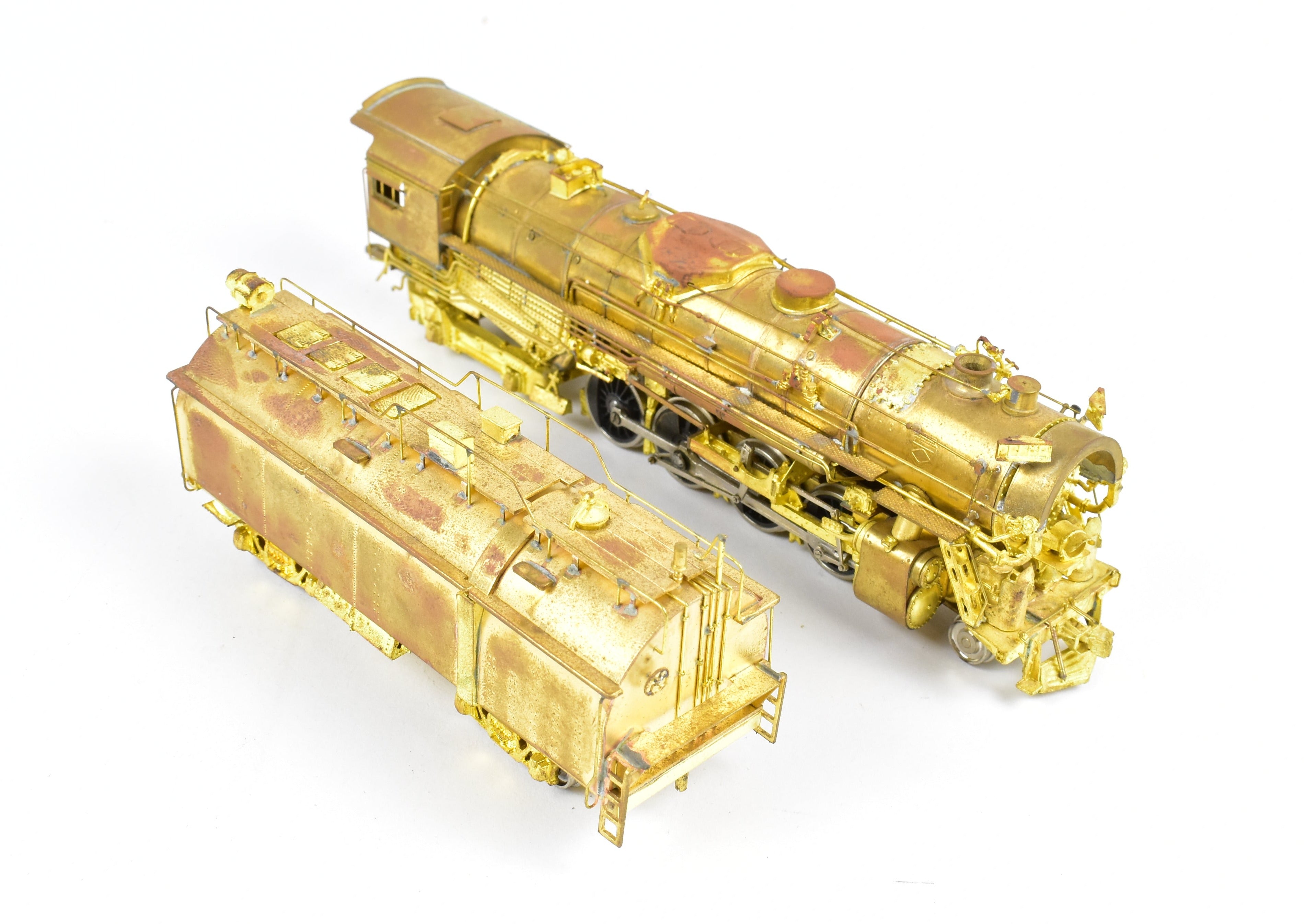 HO Scale Brass Balboa Model of Southern Pacific B - 1 Berkshire 2 - 8 - 4 Steam Locomotive