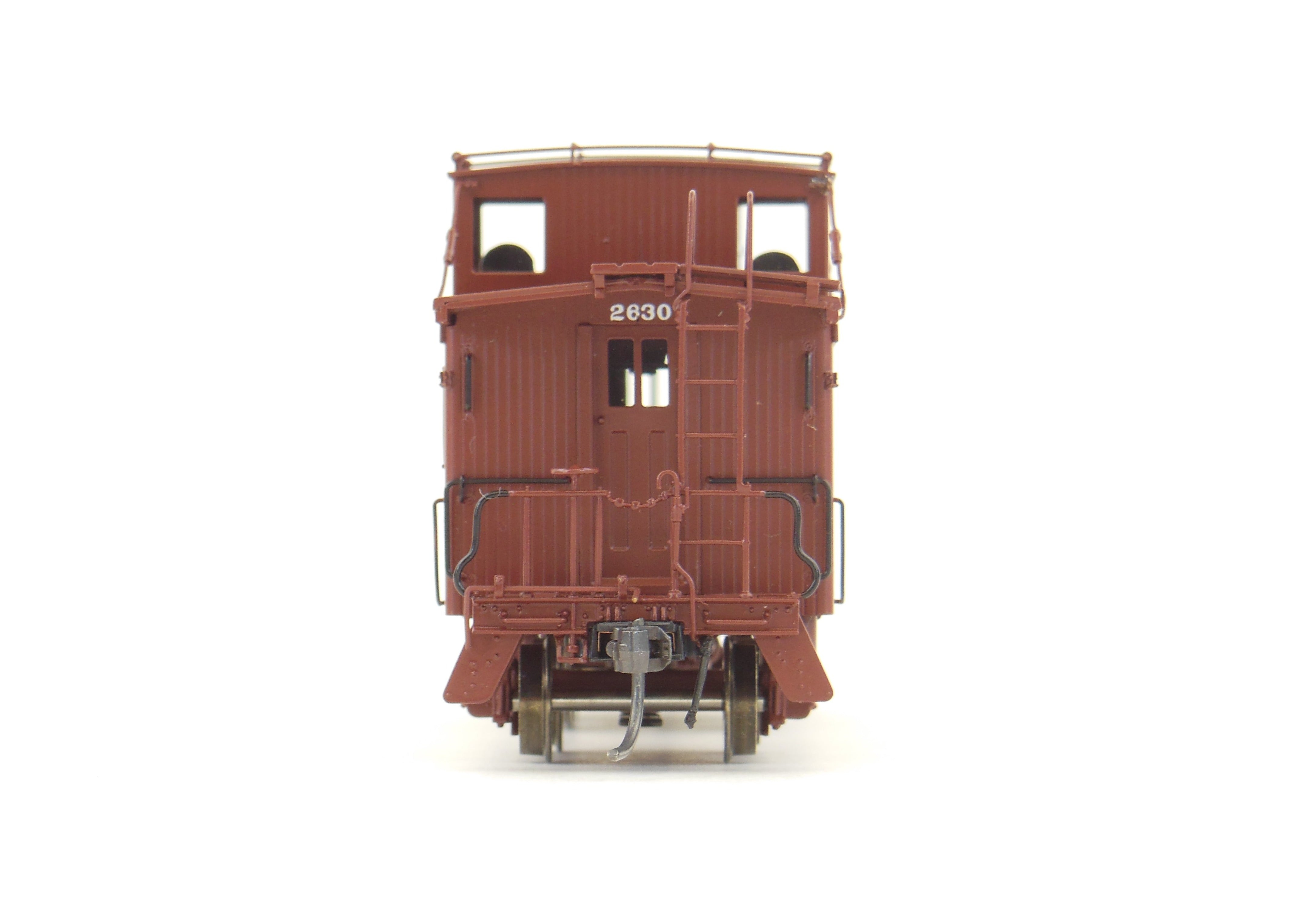 HO Scale Brass Wabash Wood Side Caboose FP #2630 Model by Overland Models, Inc. (OMI)