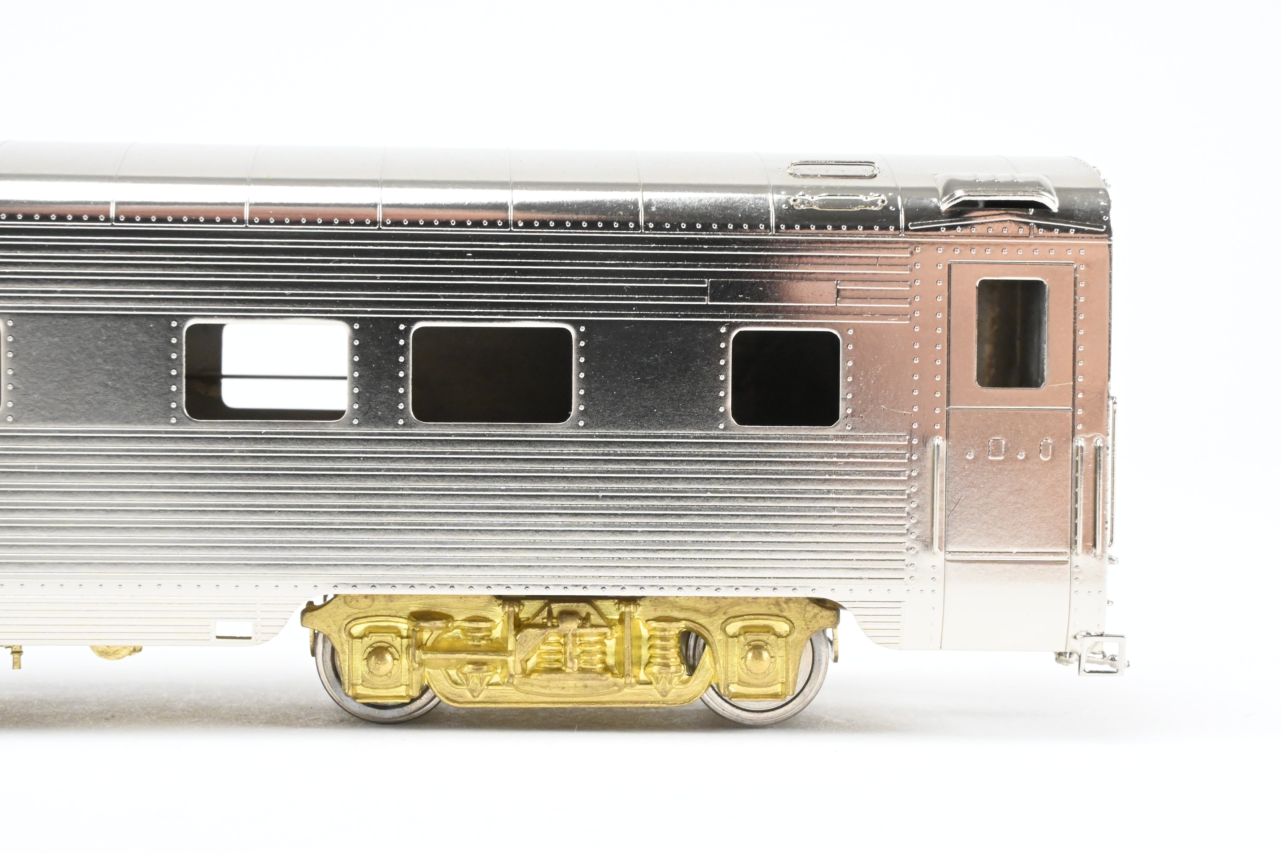 HO Scale Brass Cascade Models AT&SF - Santa Fe ACF Palm Series 11 Bedroom Sleeper Train Model With Skirts