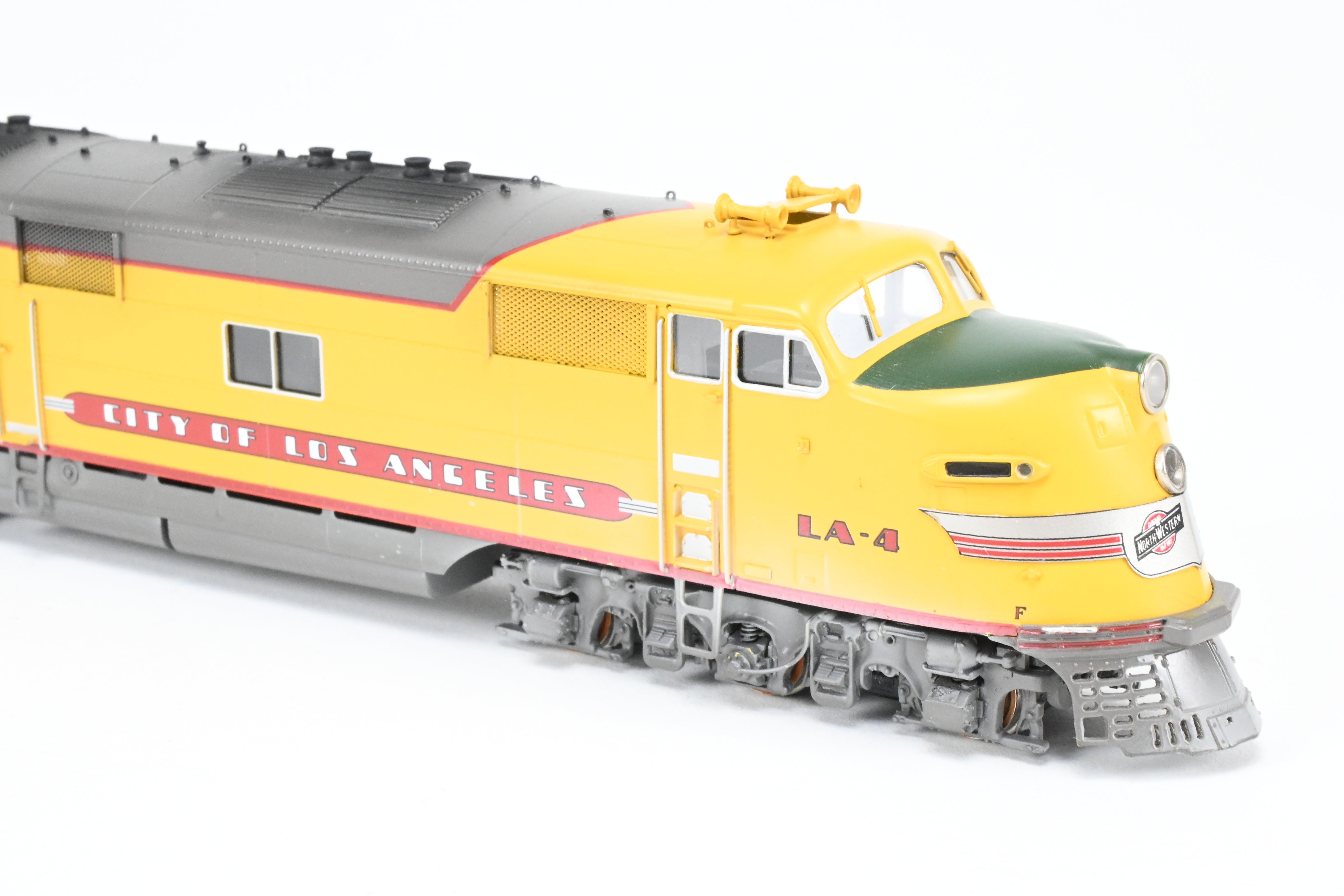 HO Scale Brass Diesel Locomotive Set - Challenger Imports Union Pacific City of Los Angeles EMD E6 A/B/B Set with Weathering Finishing