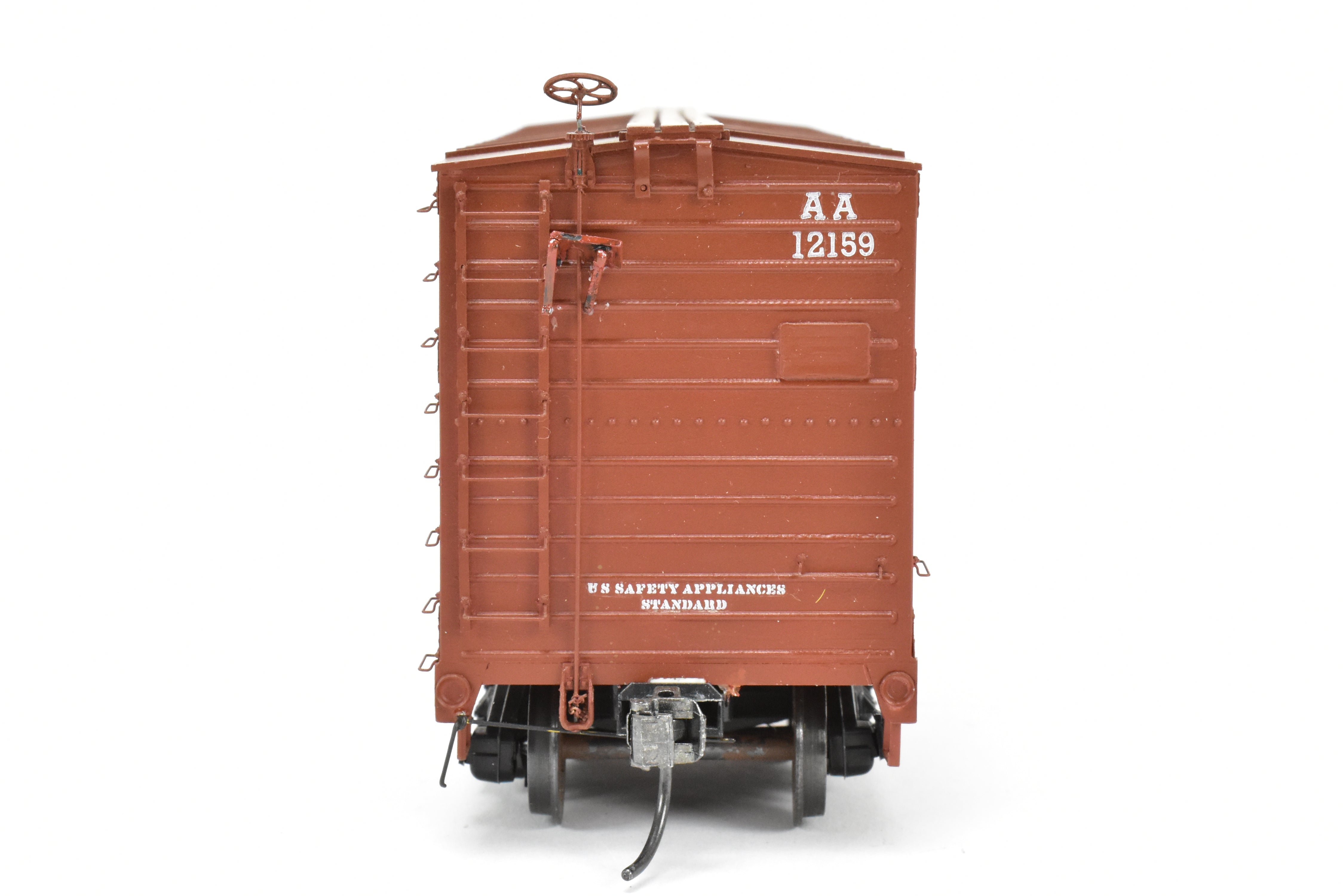 O Scale Model Train Collectible: Rails Unlimited Ann Arbor Custom-Built and Painted 40' USRA Double Sheath Boxcar