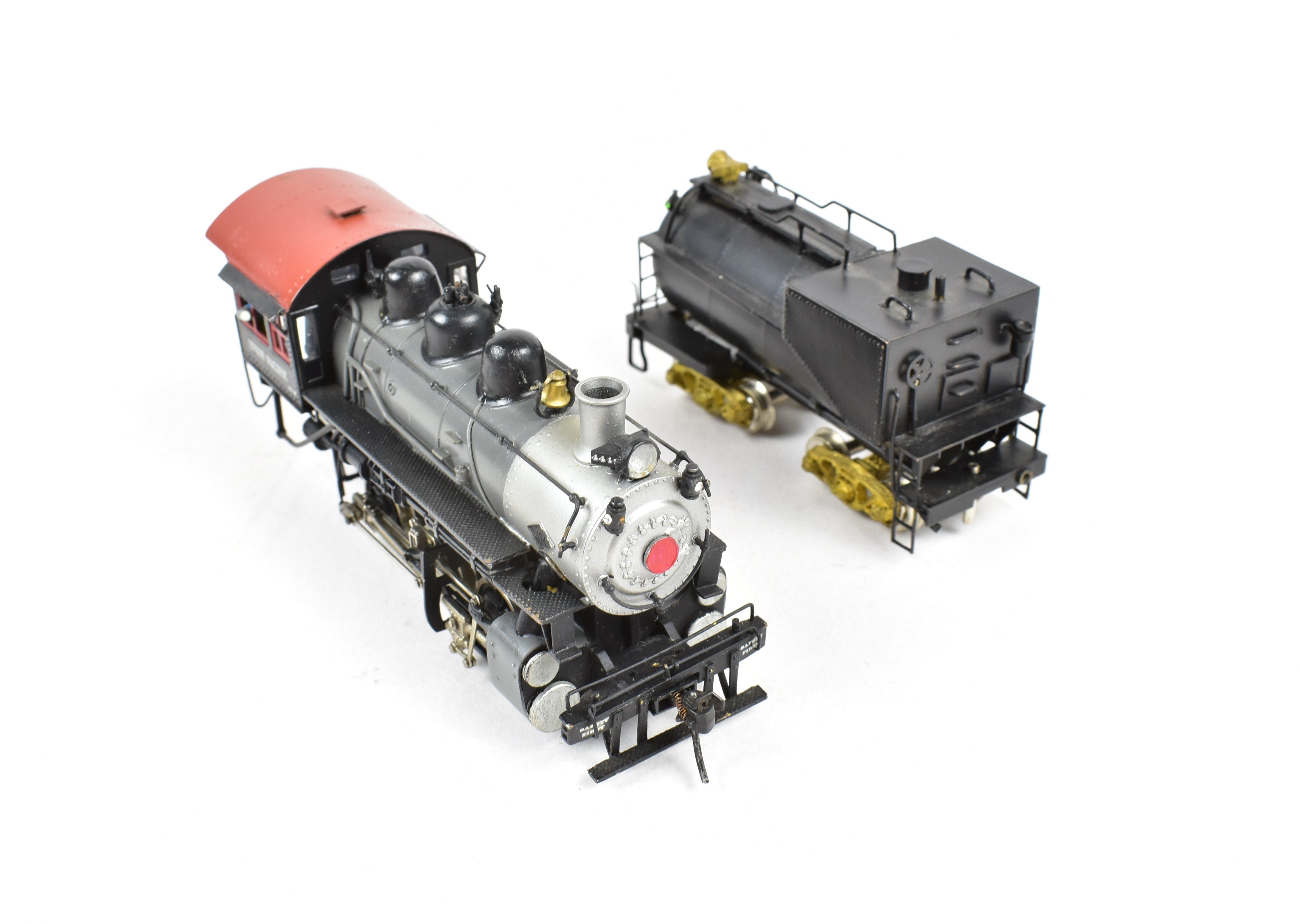 HO Scale Brass PFM - United Union Pacific 0 - 6 - 0 Switcher Model with Custom Painted Engine and Incorrect Kemtron Short Vanderbilt Tender