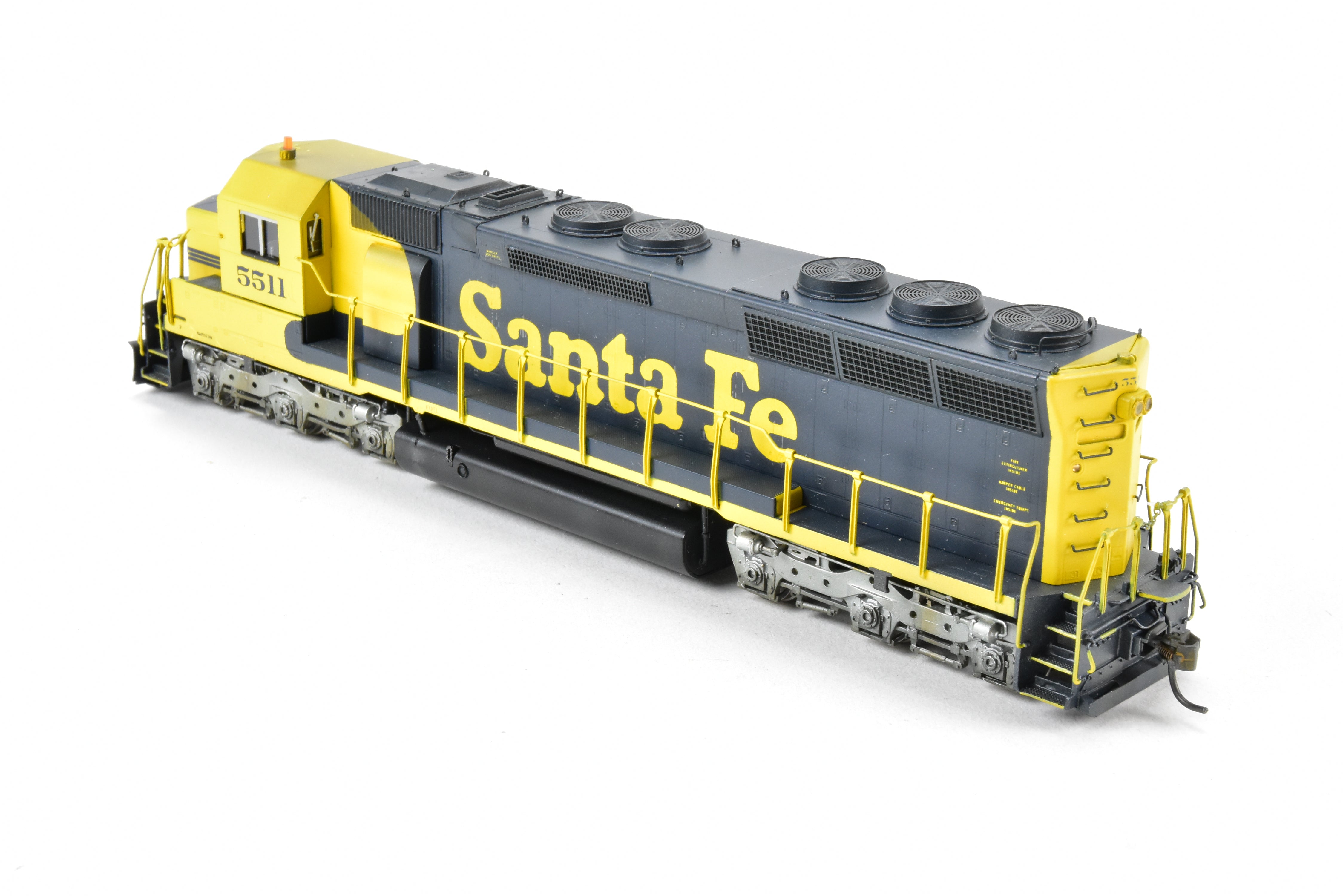 HO Brass Oriental Limited ATSF - Santa Fe EMD SD45 3600 HP Low Hood Late Version CP 5511