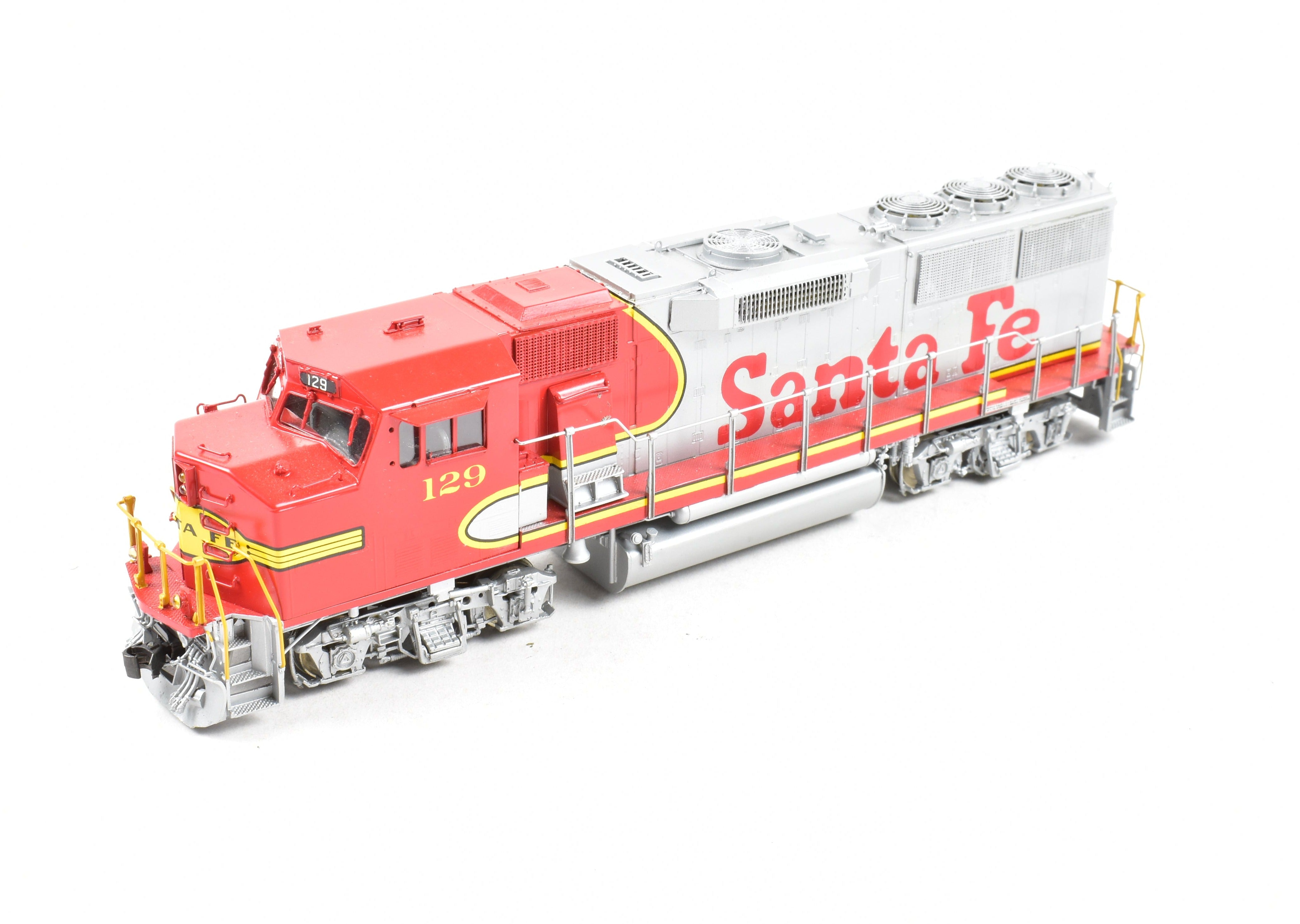 HO Scale Brass Model Train Engine - Overland Models Inc. AT&SF Santa Fe GP60M Factory Custom - Painted by OMI