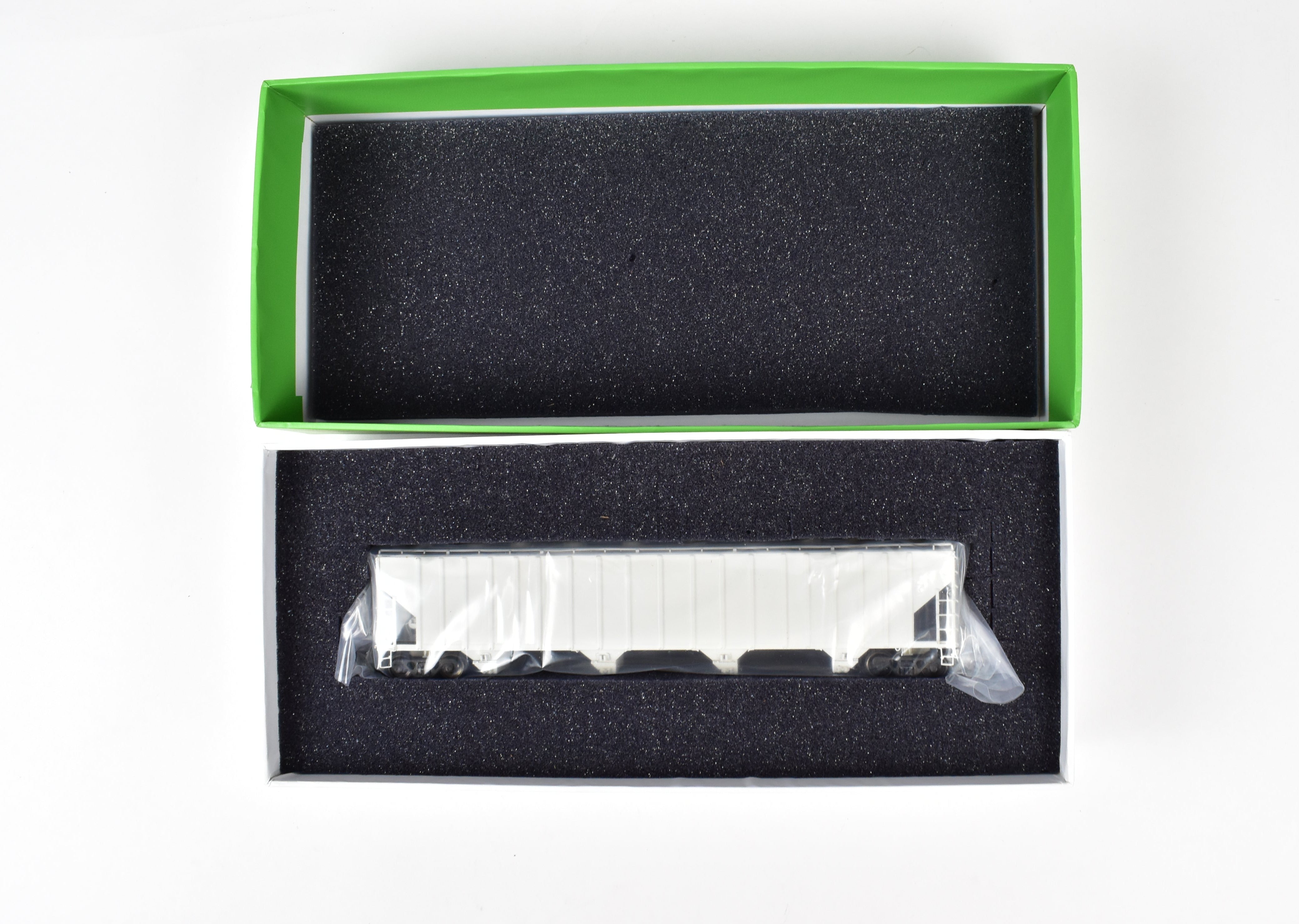 HO Scale Brass Pullman Covered Hopper Model by OMI - Overland Models, Inc. with 5820 Cubic Ft. and Partial Paint Finish for Various Roads