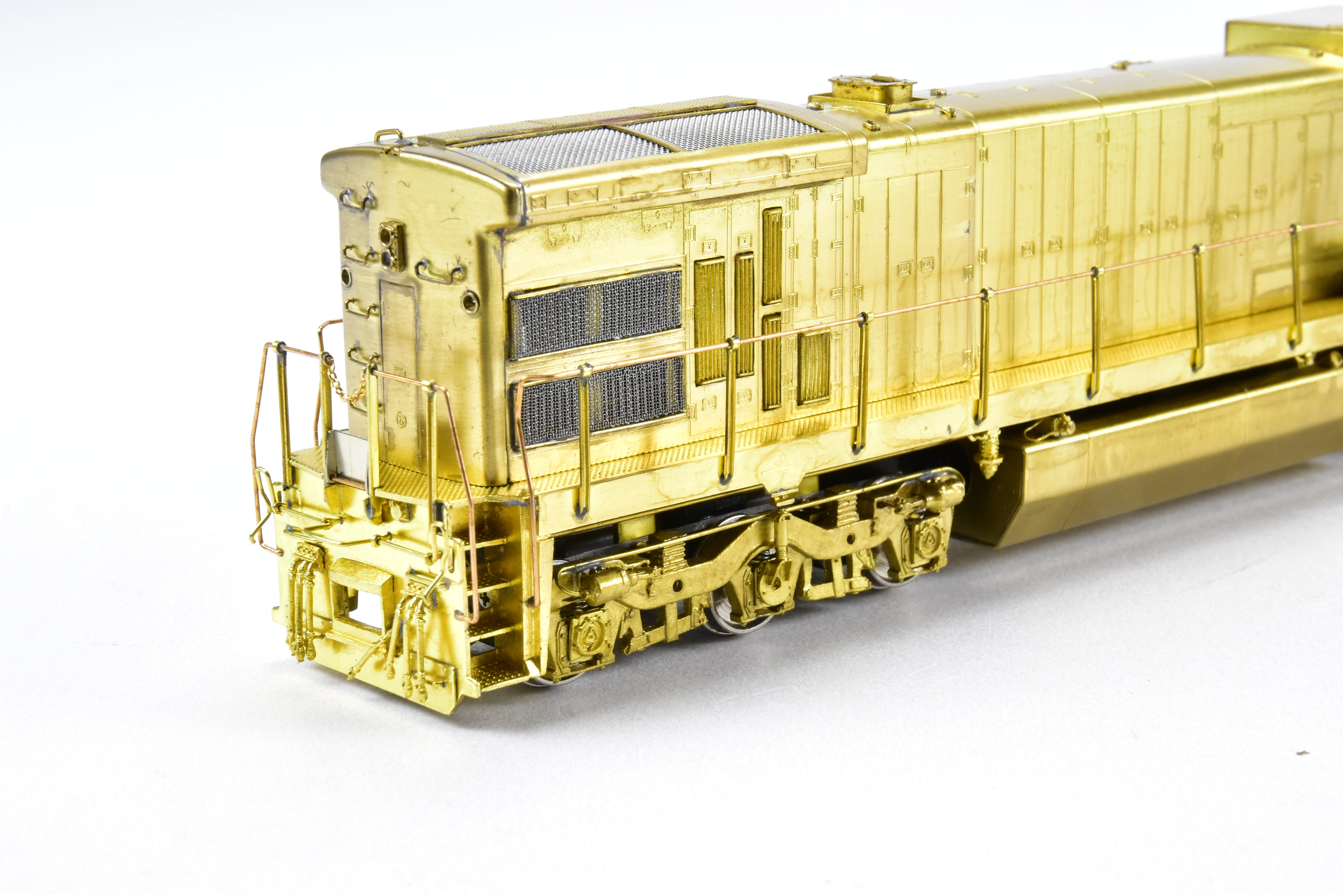 HO Scale Brass Model Train - Overland Models Inc. GE C36-7 Locomotives Representing Missouri Pacific and Norfolk & Western Railroads