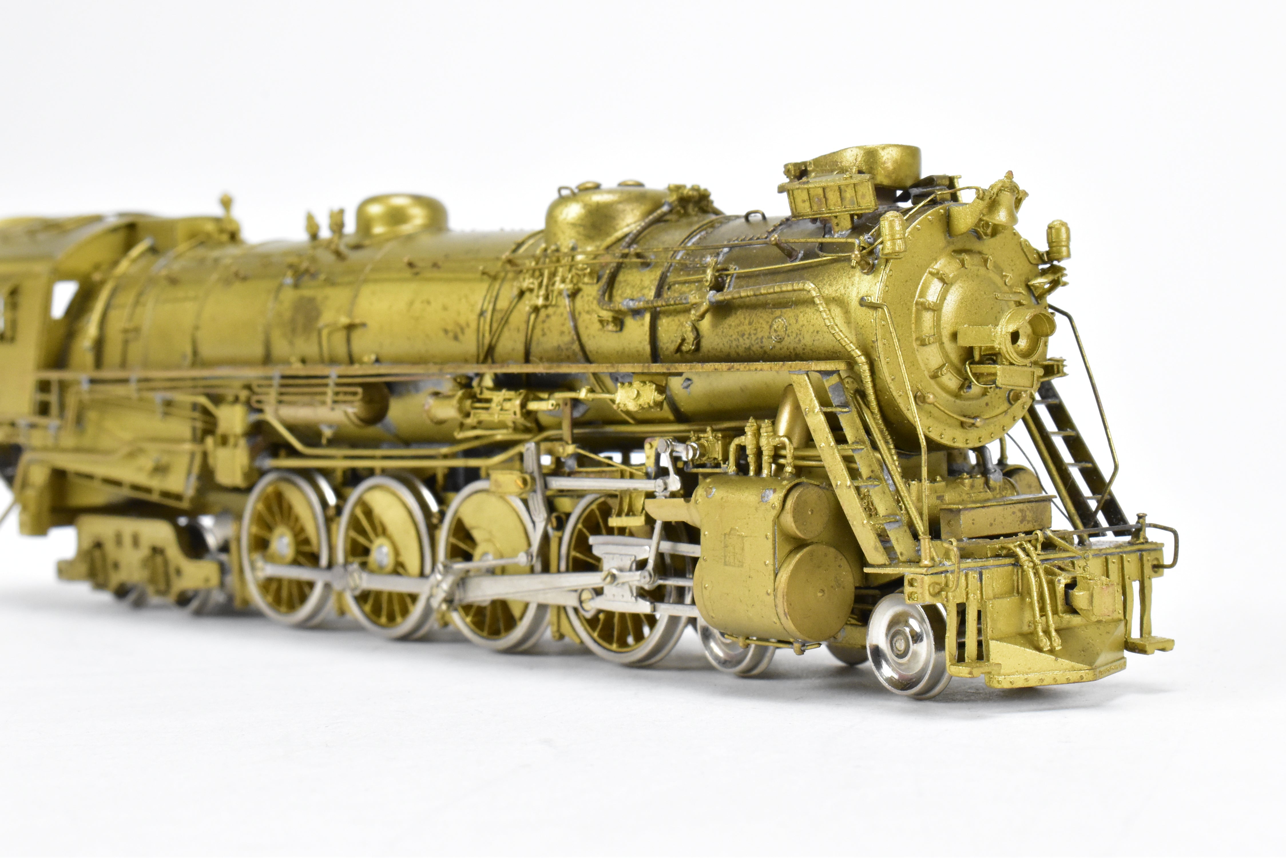 HO Scale Brass Model Train Key Imports D&RGW - Denver & Rio Grande Western M - 64 4 - 8 - 4 Northern Locomotive