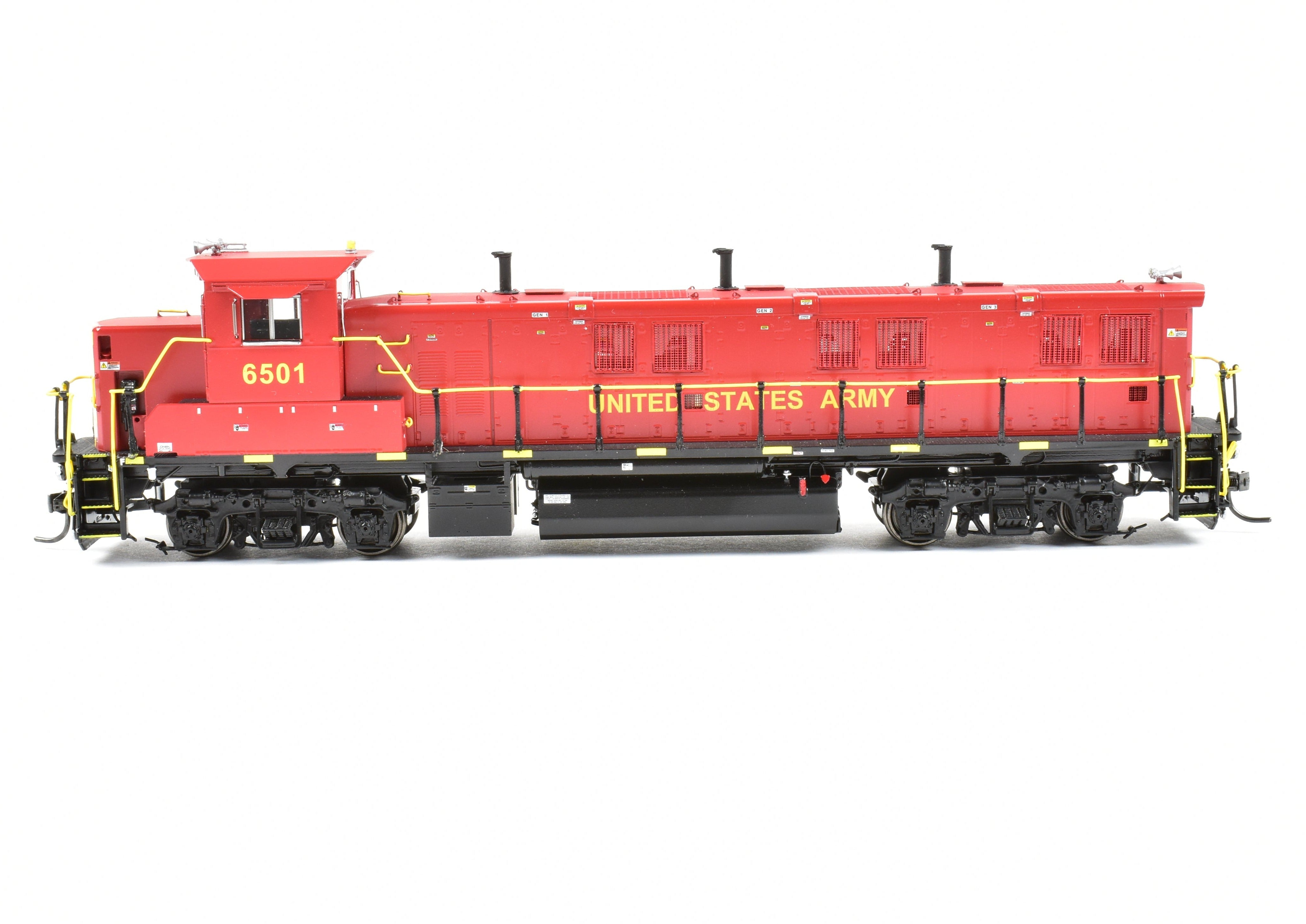 HO Scale Brass Model - Overland Models Inc. USAX U.S. Army 3GS21B Genset Factory Painted #6501 from American Model Train Collection