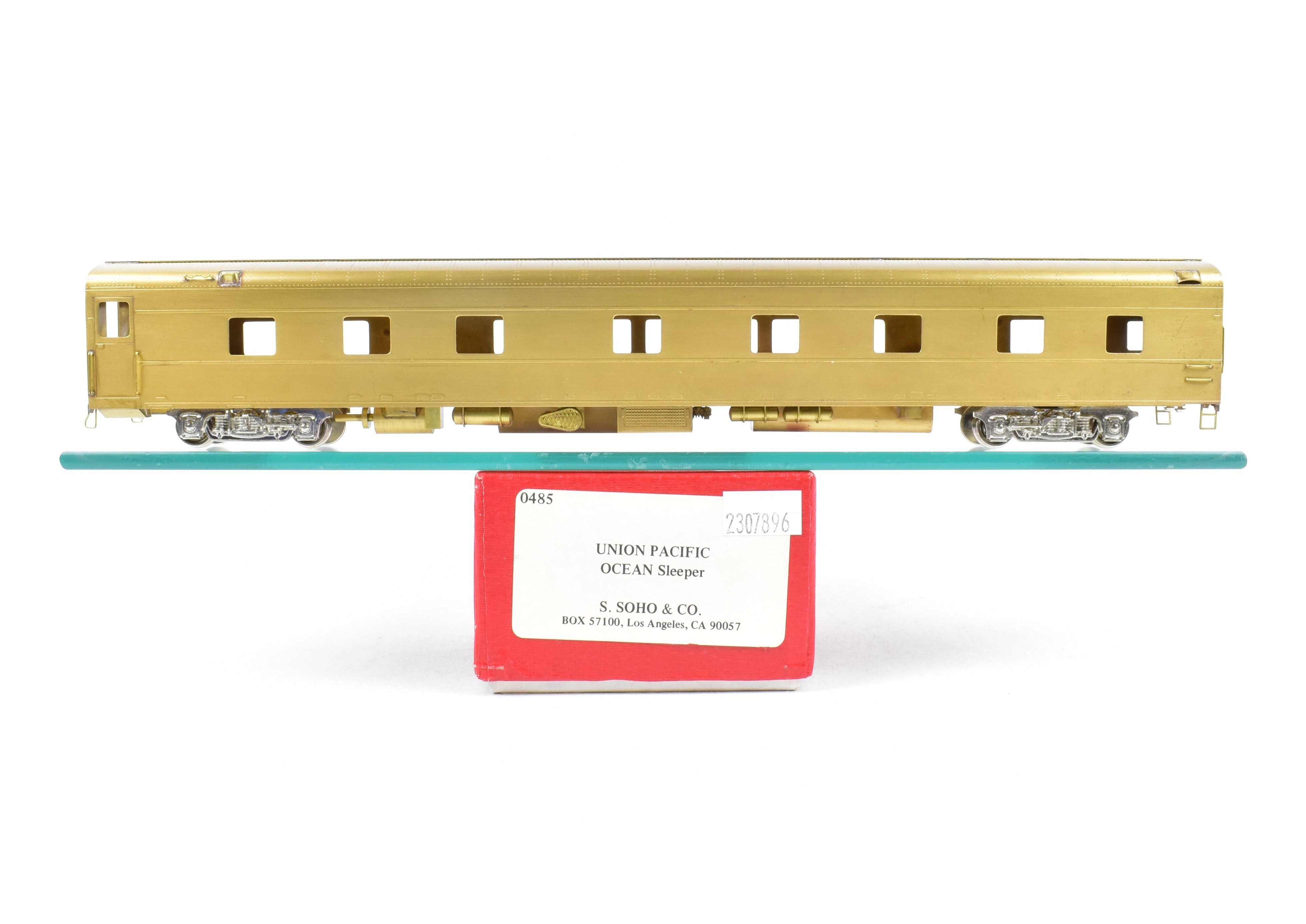 HO Scale Brass Union Pacific Ocean Sleeper Model by S. Soho & Co.