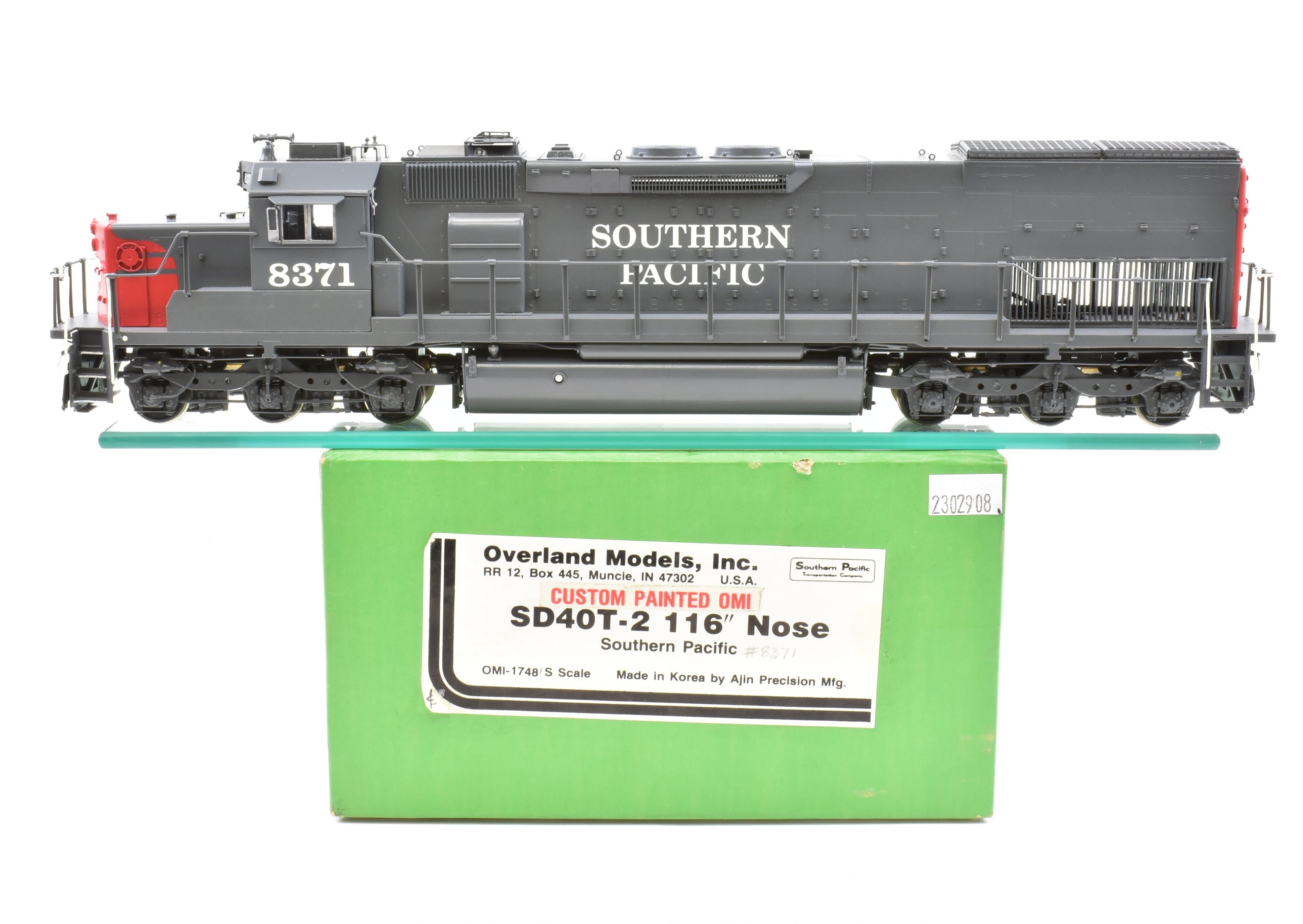 Southern Pacific EMD SD40T - 2 116 Nose Factory Painted Model Train No. 8731 by Overland Models (OMI) - S Brass CON