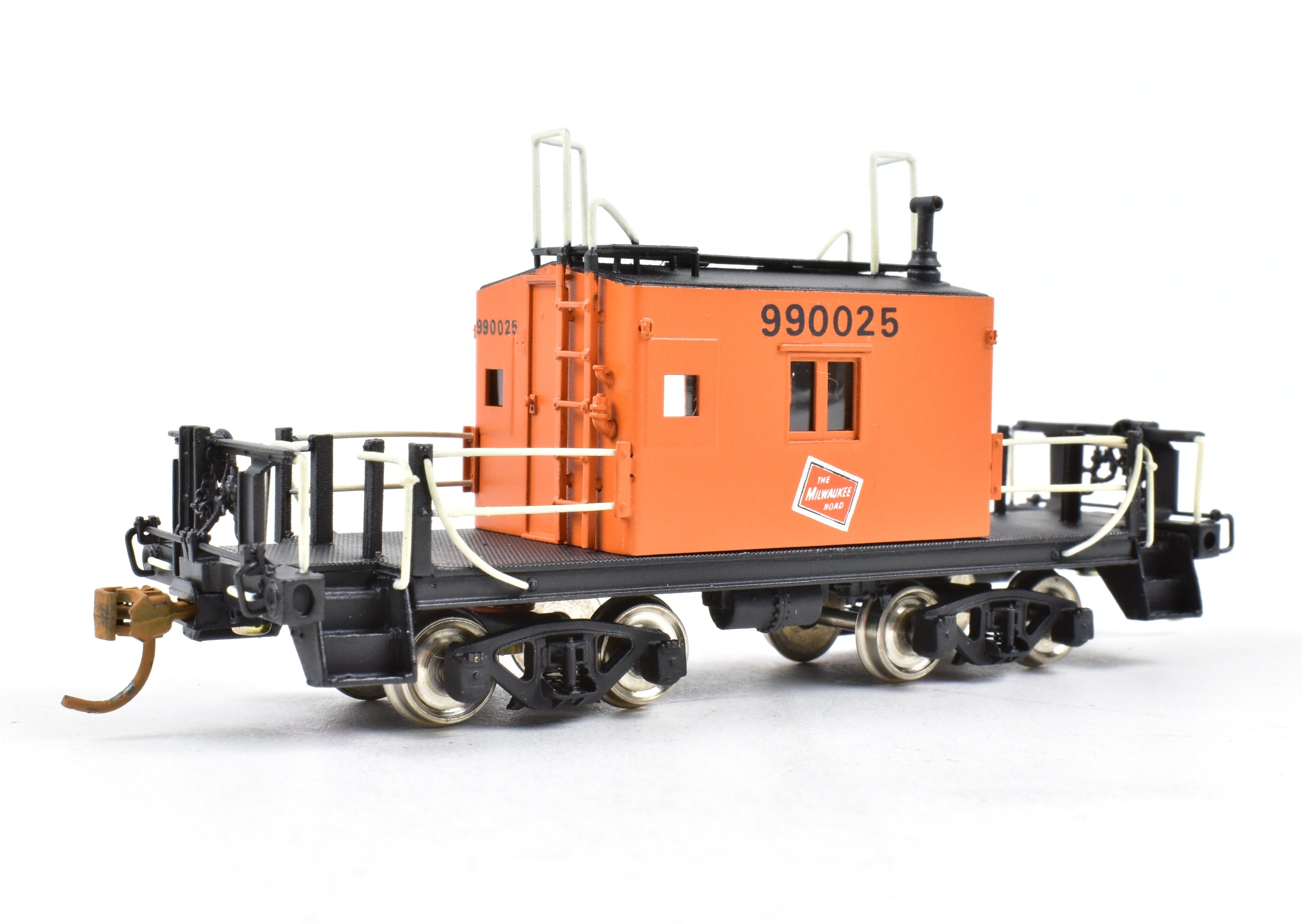 HO Scale Brass Pro - Painted MILW Milwaukee Road Terminal Caboose by OMI