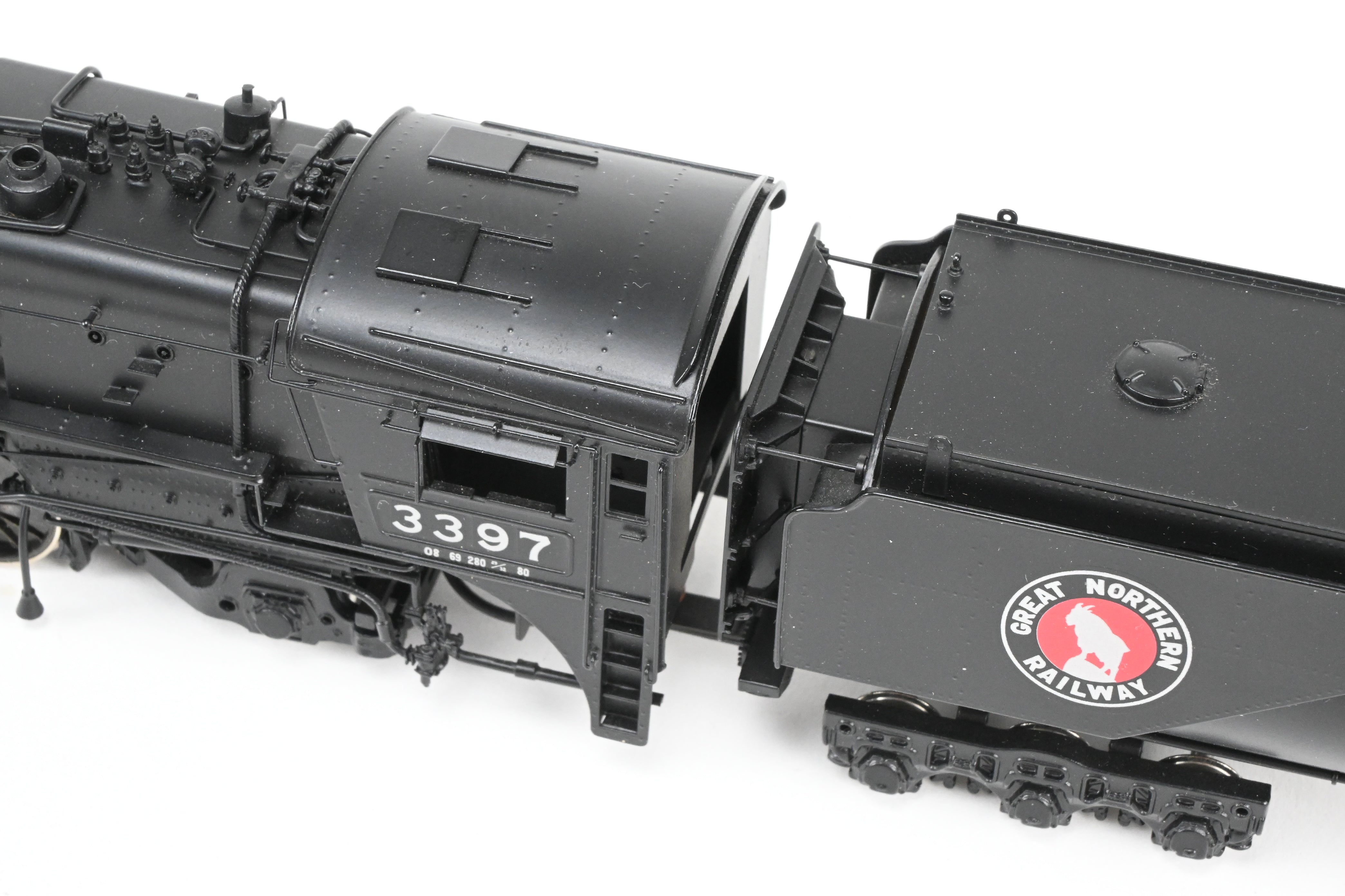 HO Scale Brass PFM - Tenshodo GN Great Northern 2-8-2 Class O-8 Crown Series No. 3397