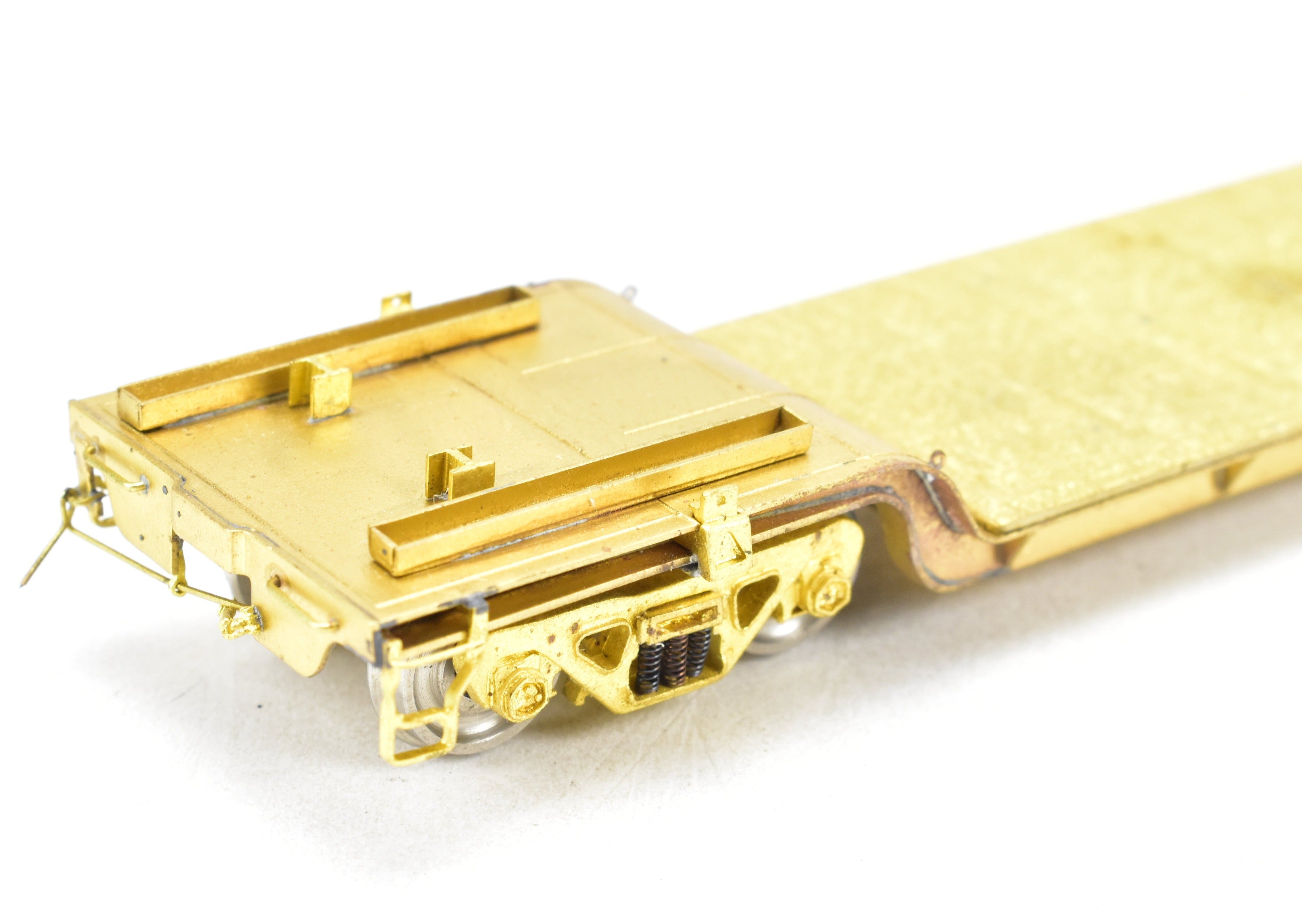 HO Brass 45' Depressed Center Flat Car by OMI - Various Roads
