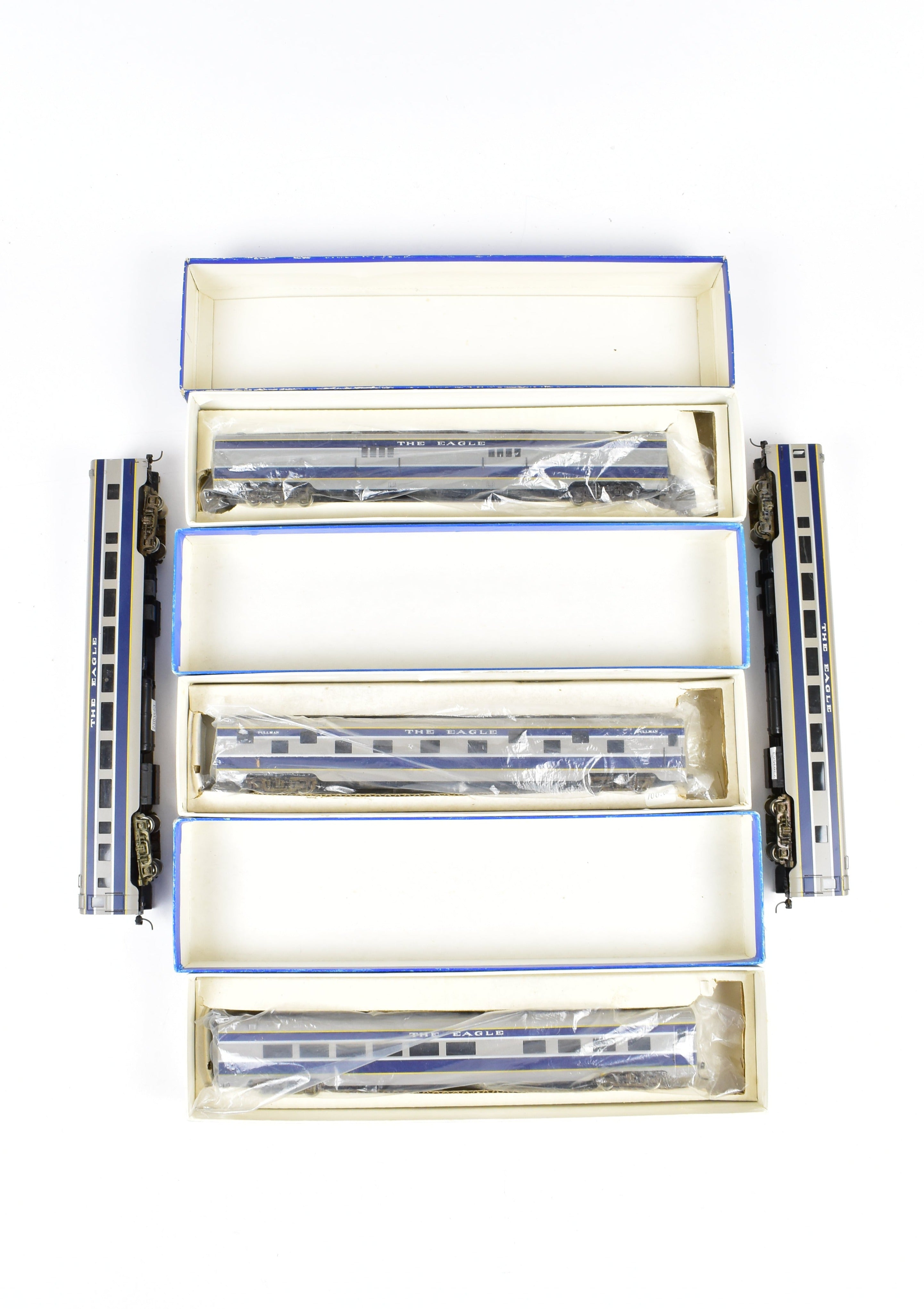 HO Brass Balboa Missouri Pacific The Eagle 5-Car Factory-Painted Passenger Train Set