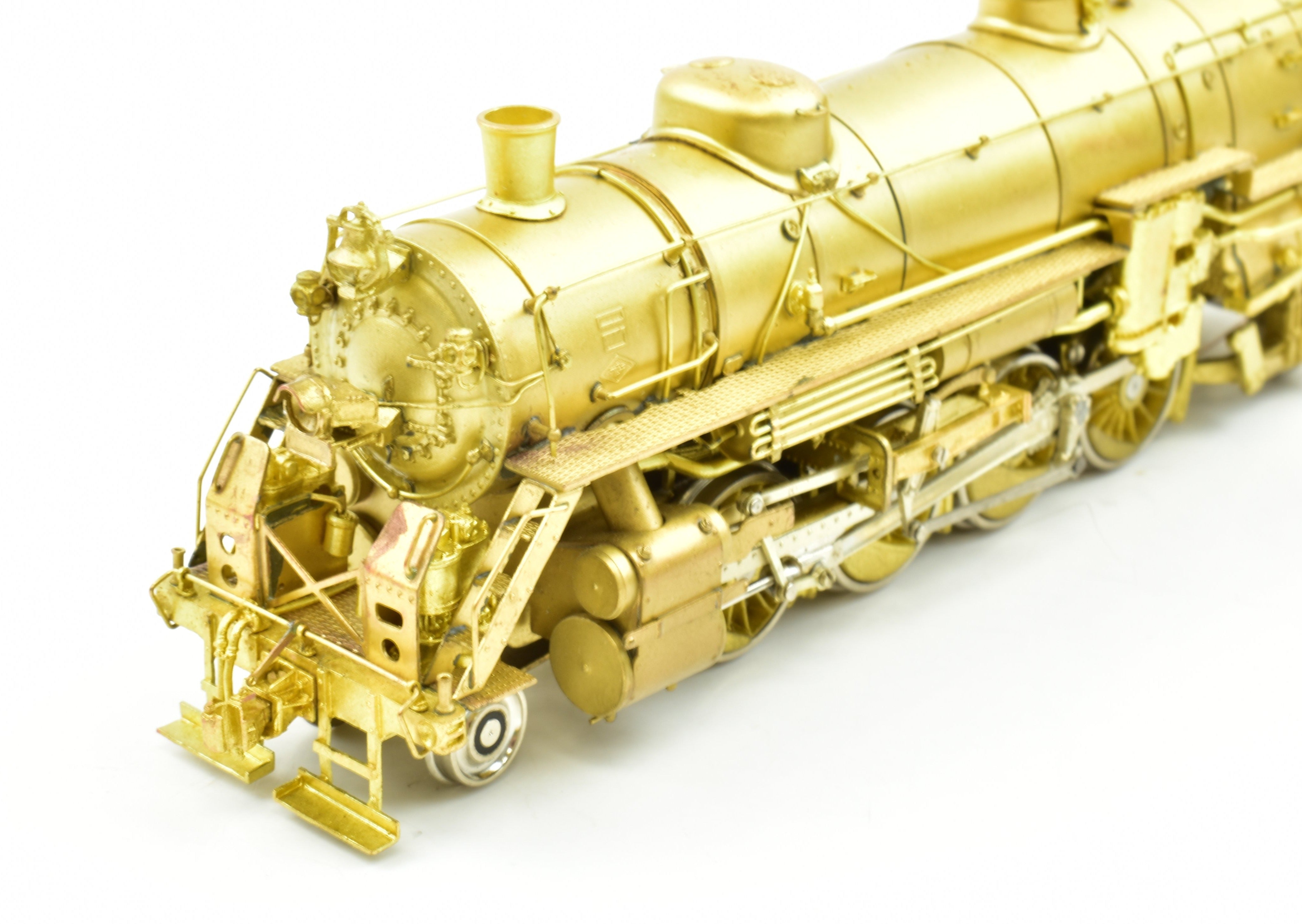 HO Scale Brass Key Imports Model of Akron Canton & Youngstown #407 2-8-2 USRA Light Mikado Locomotive