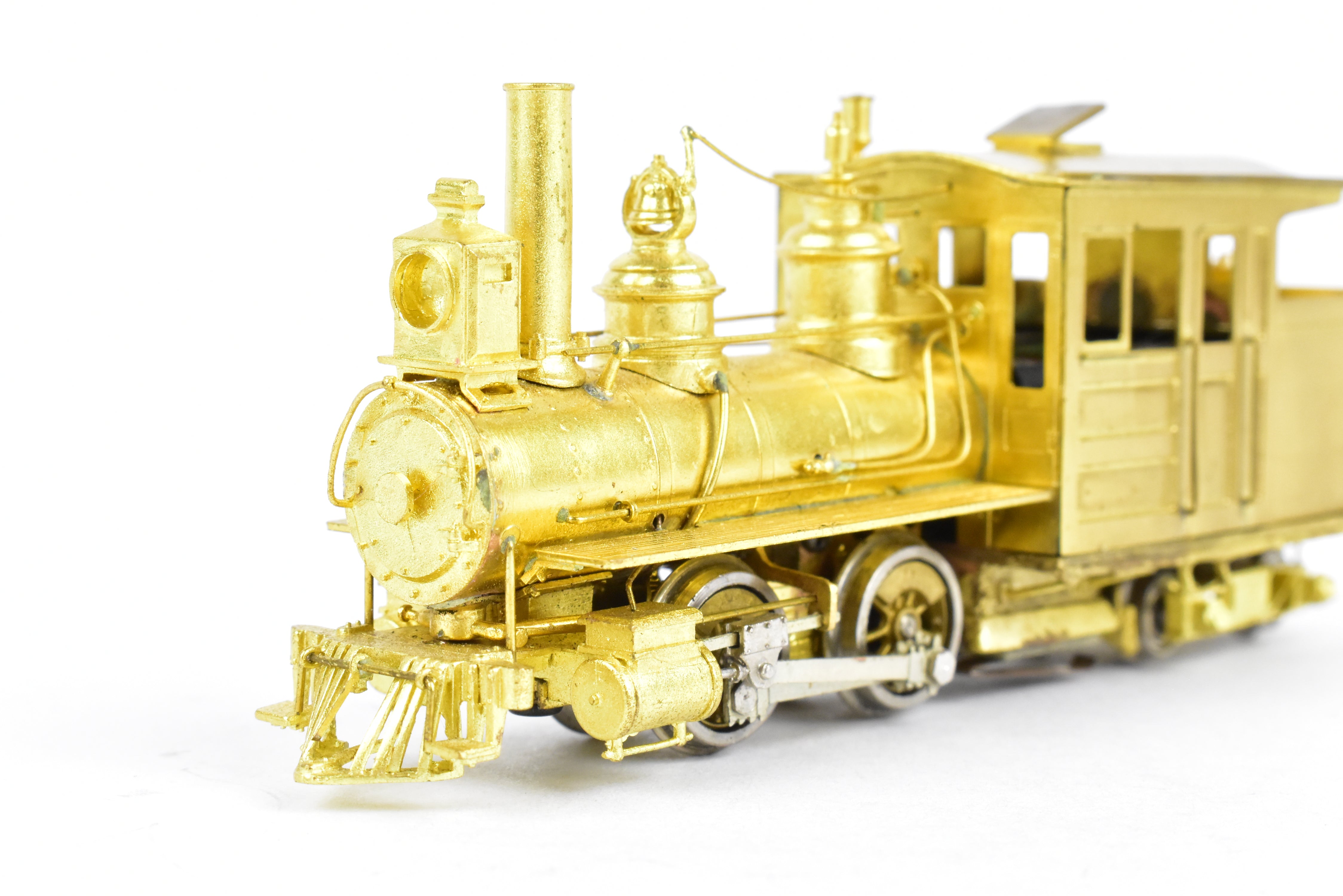 HOn30 Scale Brass Model Train - The Car Works Sandy River & Rangeley Lakes #7 Forney 0 - 4 - 4T Steam Locomotive in REBOXX Packaging