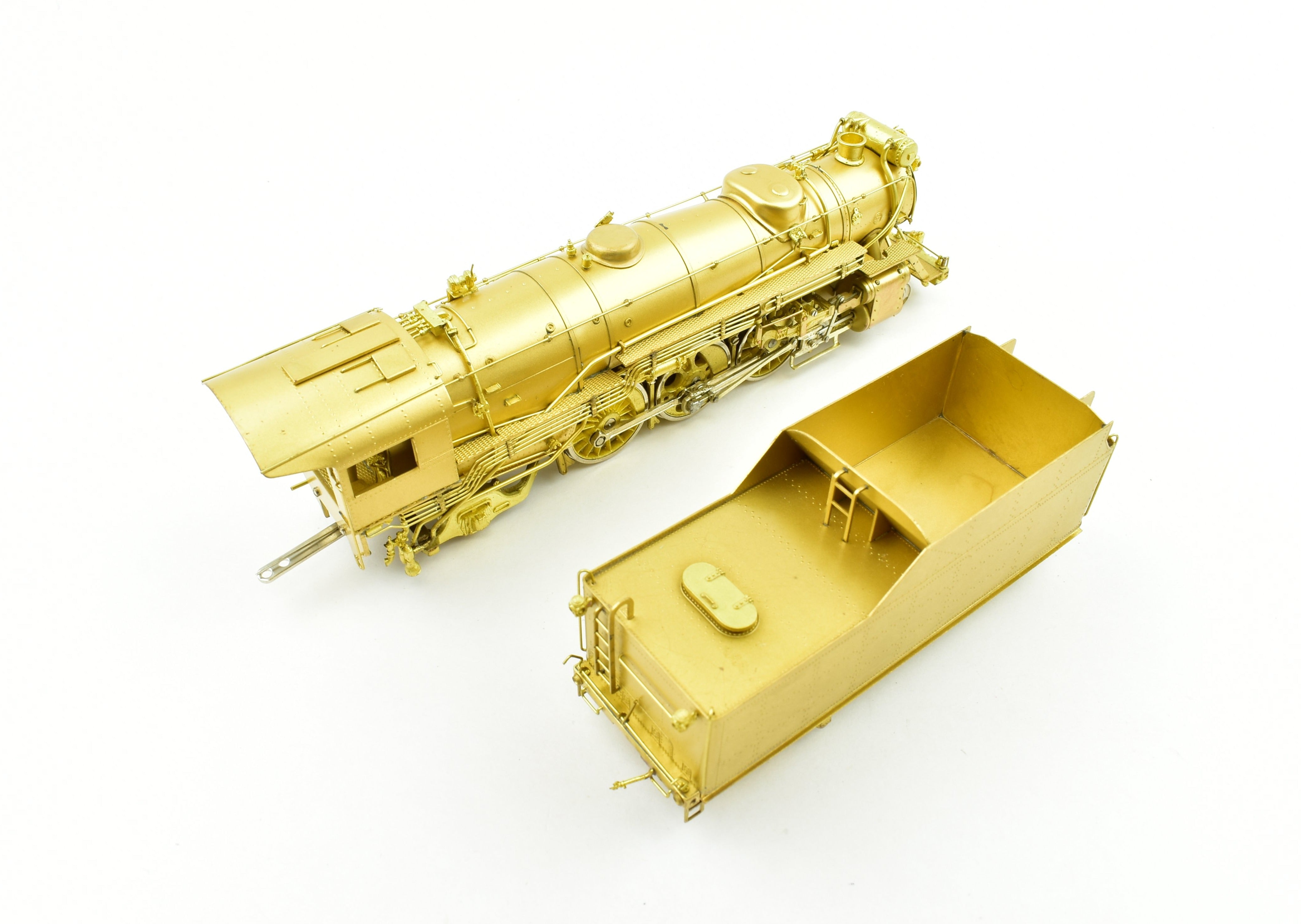 HO Scale Brass Key Imports Erie Railroad K - 5a 4 - 6 - 2 Pacific Steam Locomotive Model from 1941 Era