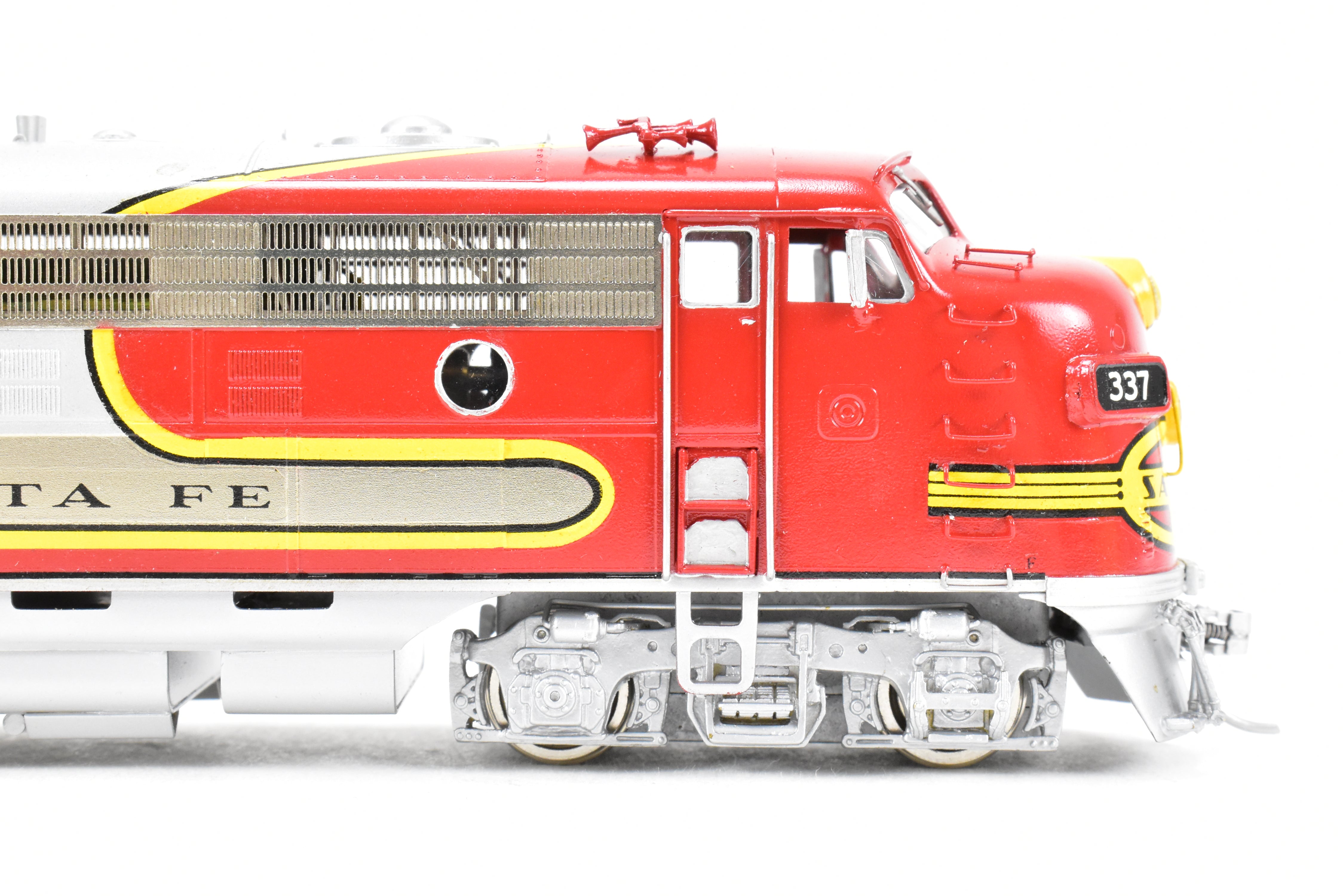 HO Brass Oriental Limited ATSF Santa Fe EMD F3A 1500 HP Phase IV Warbonnet #337 Pro-Painted