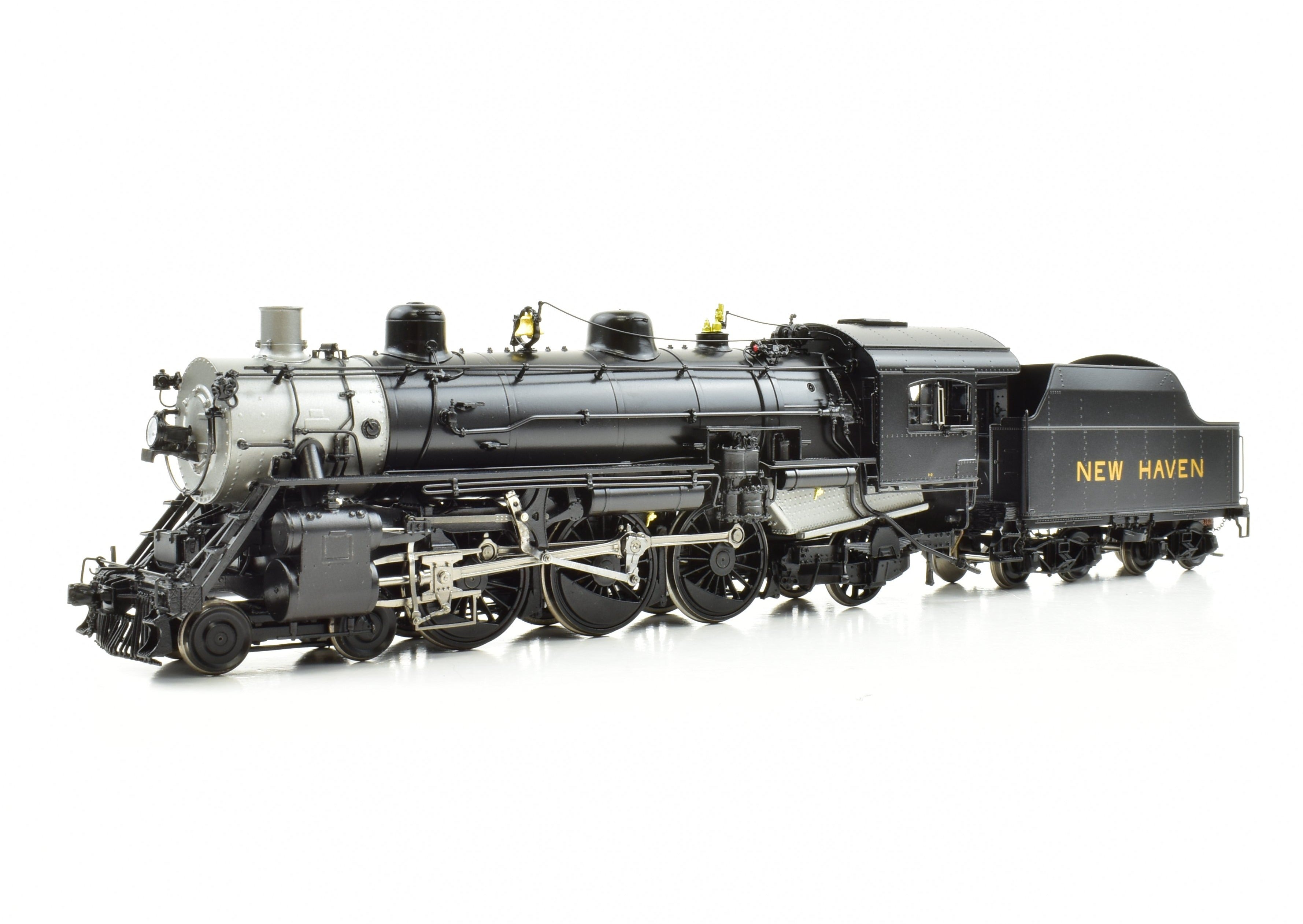 HO Scale Brass Crown Custom Imports NH - New Haven I-2 4-6-2 Pacific Locomotive with ATS on Pilot and Factory Painted Finish