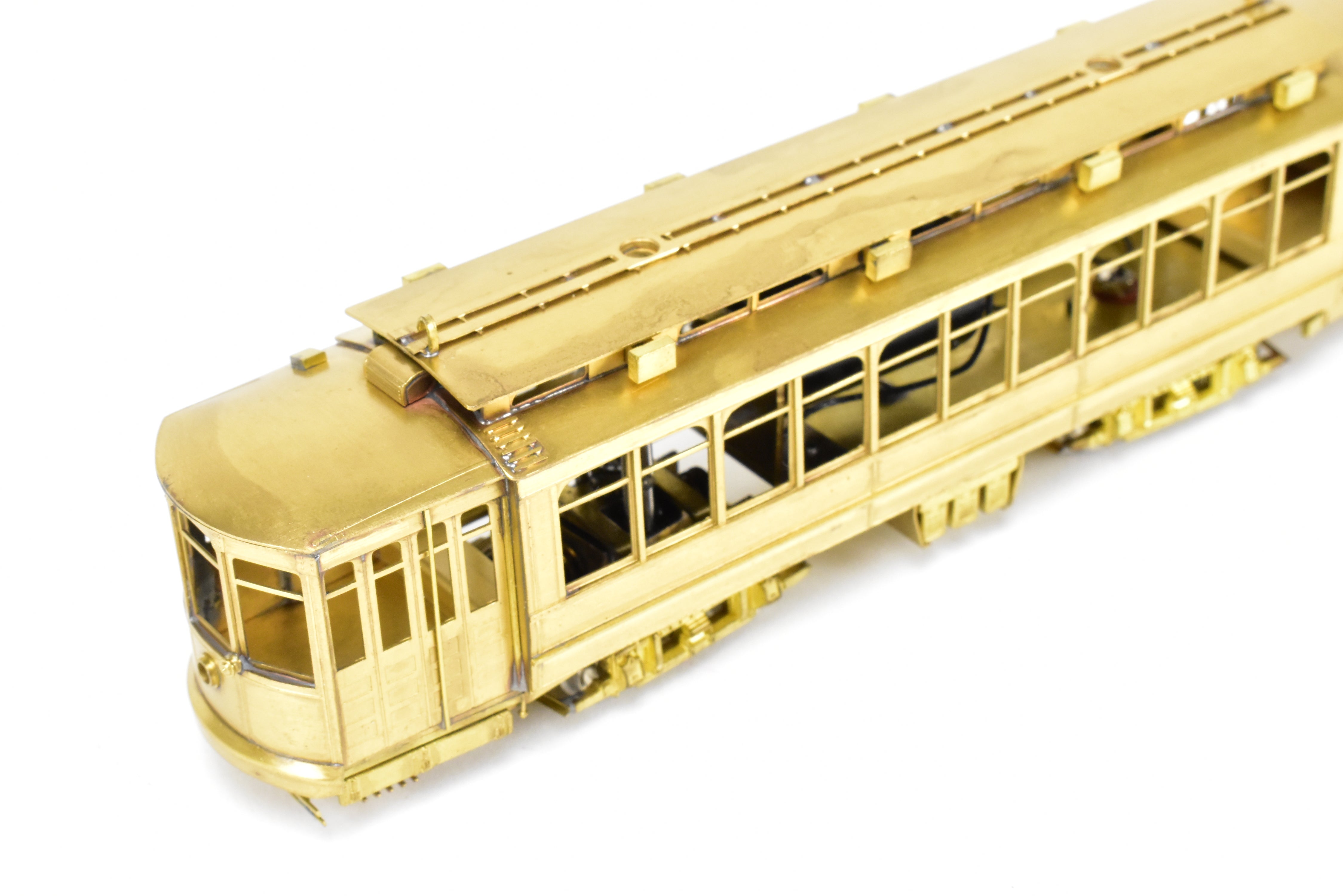 High - Quality HO Scale Brass Chicago Surface Lines Short Brill Car Model 347 CSL by Fairfield Traction Models