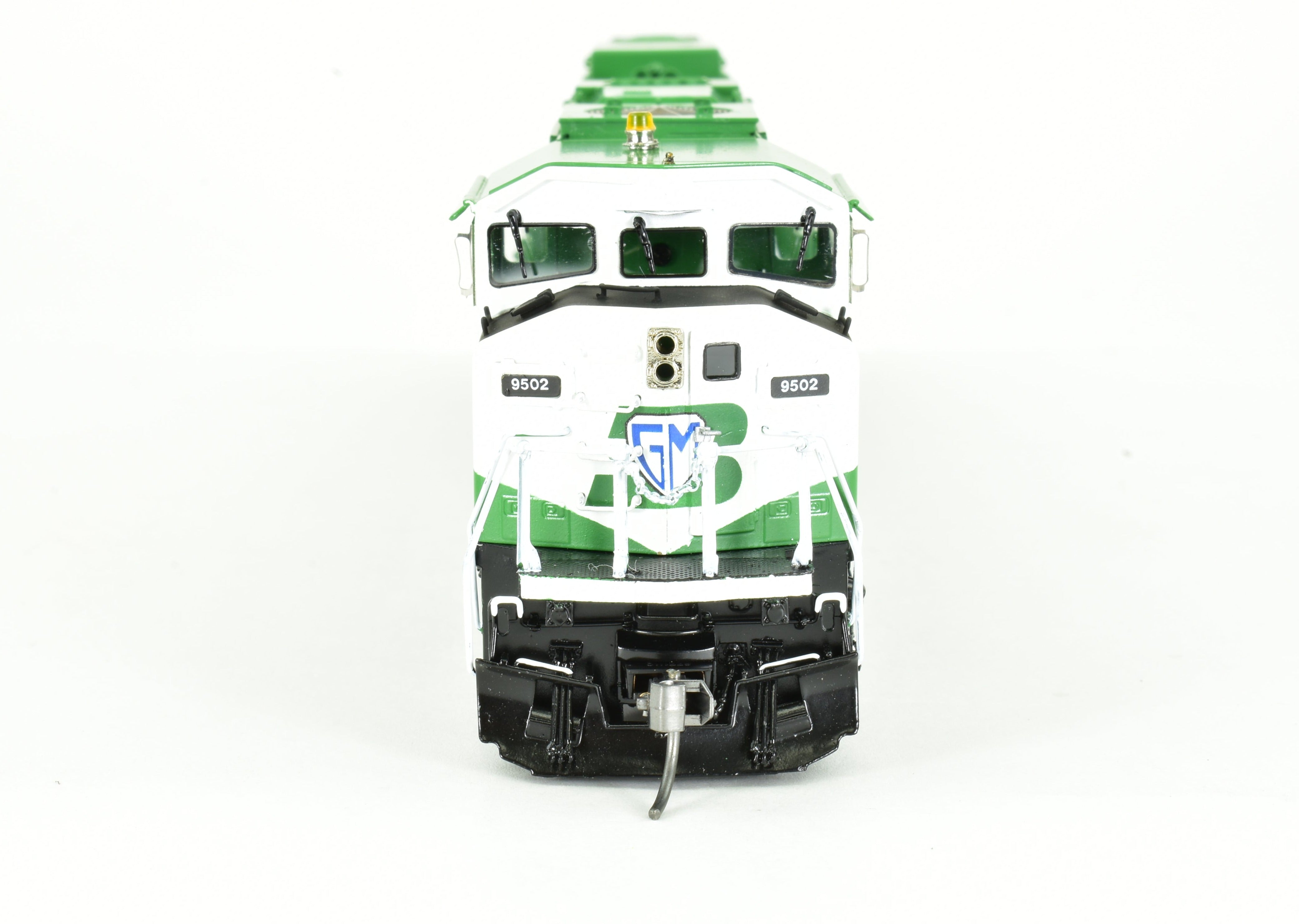 HO Scale Brass BN SD60MAC FP No. 9502 by Overland Models with HTCR Trucks